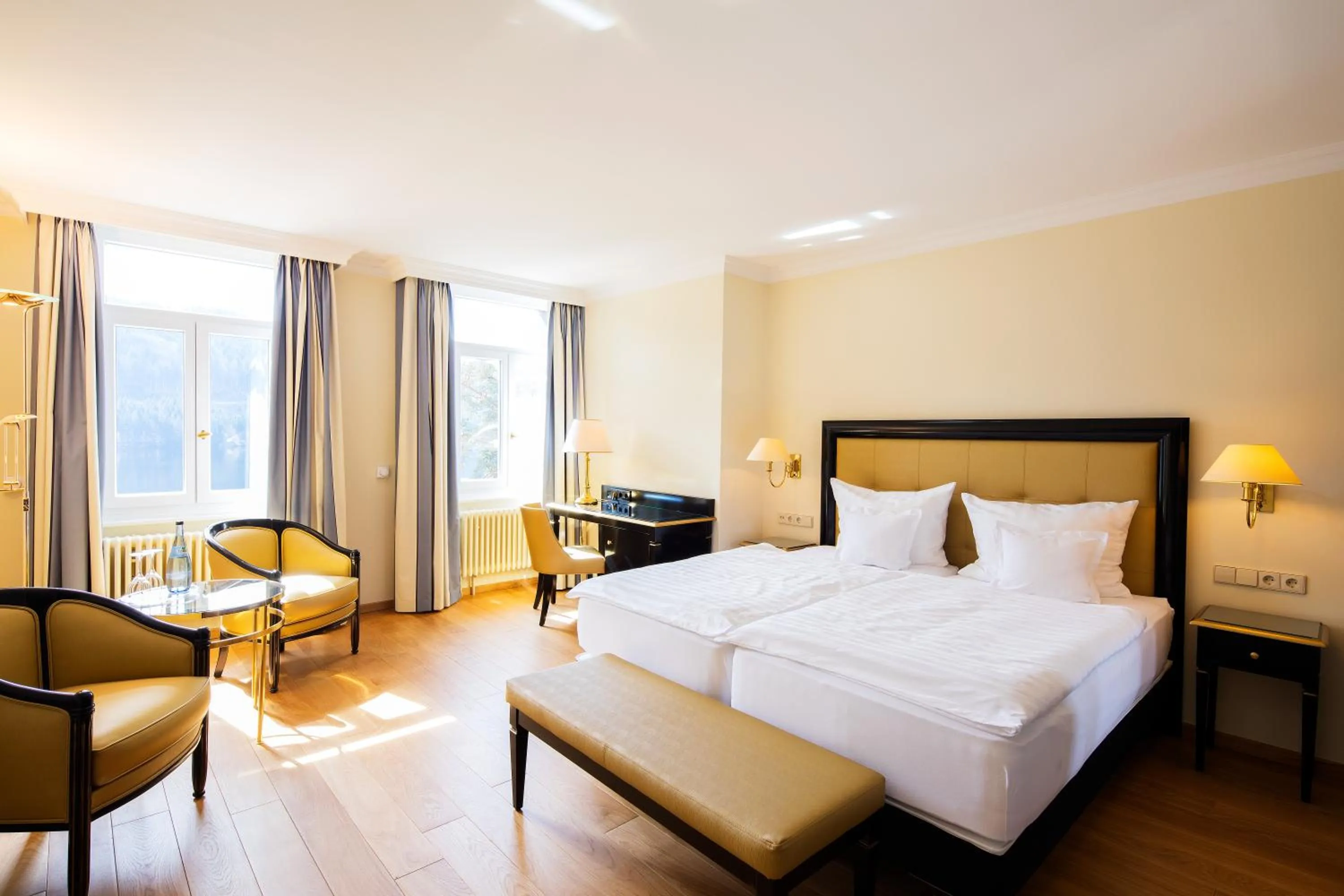 Bed in Treschers Schwarzwald Hotel