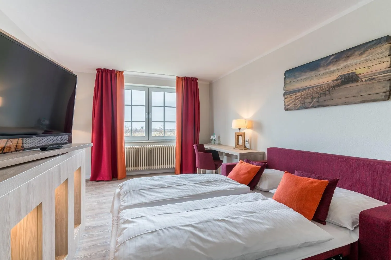 Bed in Hotel Garni Kölfhamm