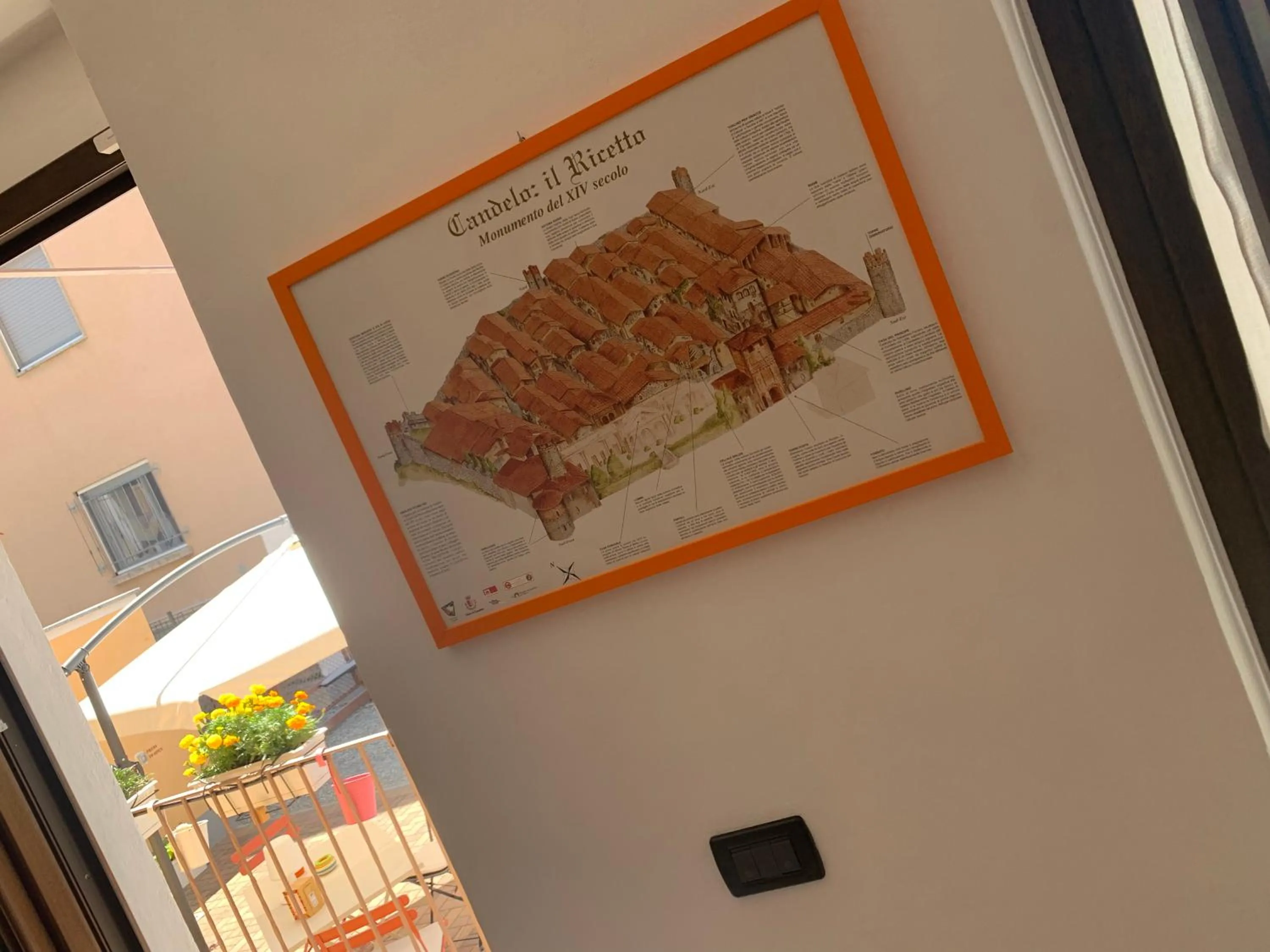 Decorative detail in BB Borgo Biella