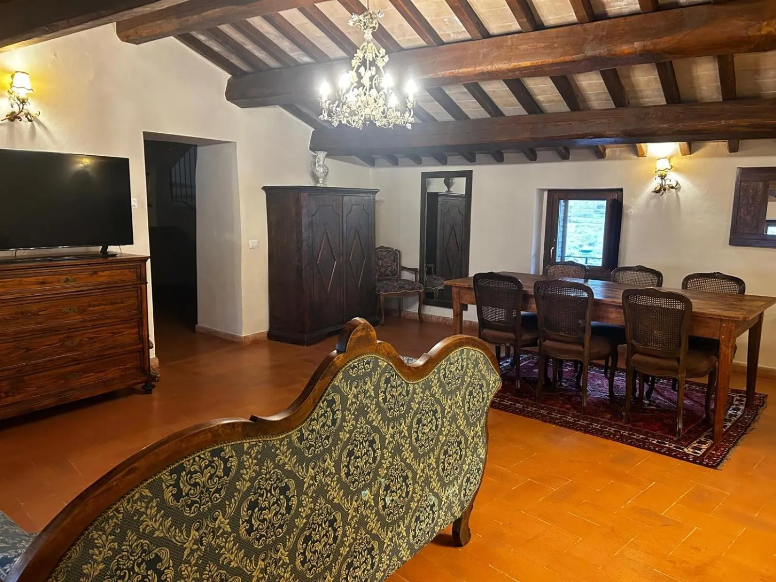 Living room in Borgo Petroro