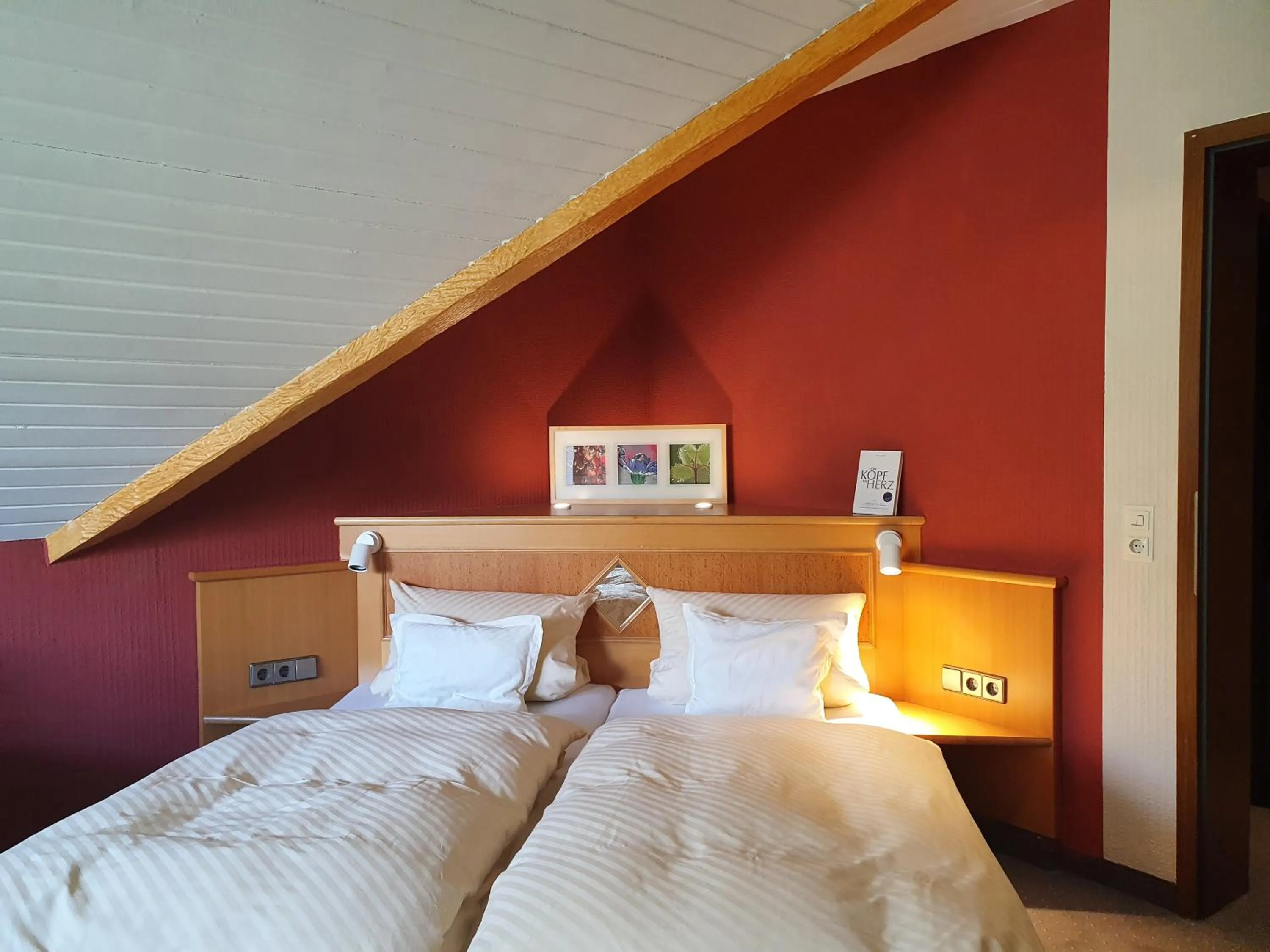 Photo of the whole room, Bed in Landhotel Mühle zu Gersbach