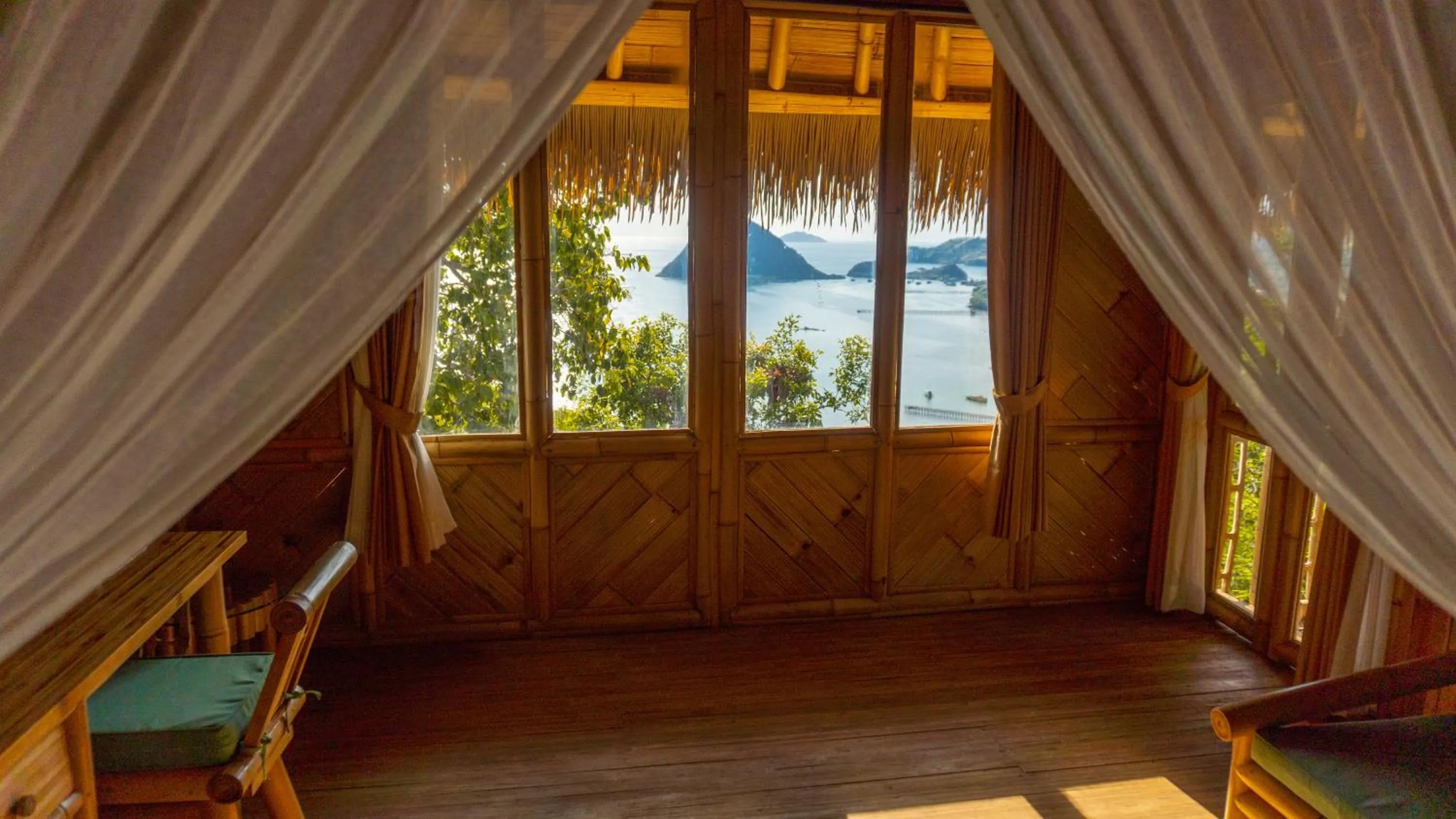 Bedroom in Elang Hillside Bamboo Villas