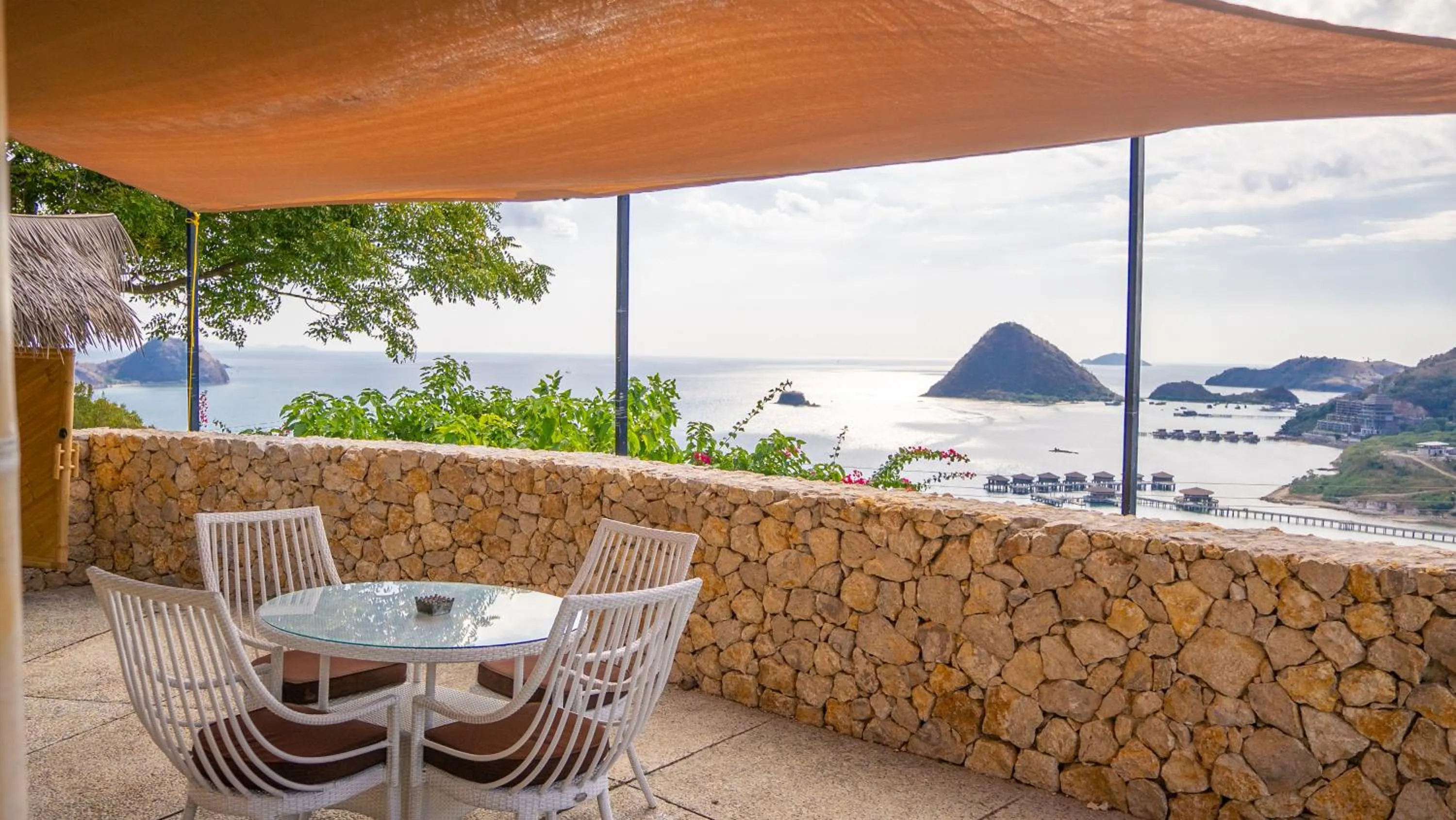 Balcony/Terrace in Elang Hillside Bamboo Villas