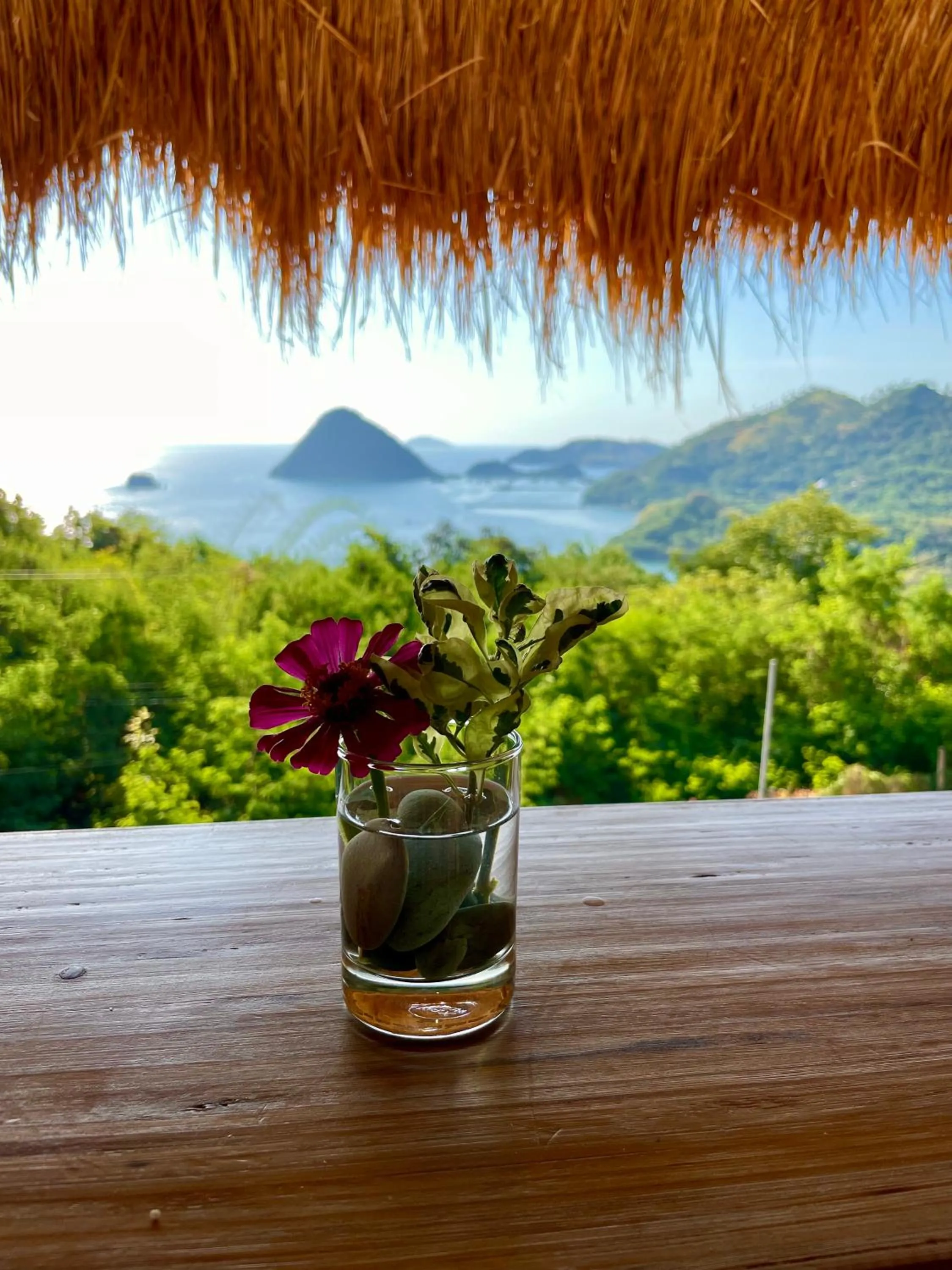 Balcony/Terrace in Elang Hillside Bamboo Villas