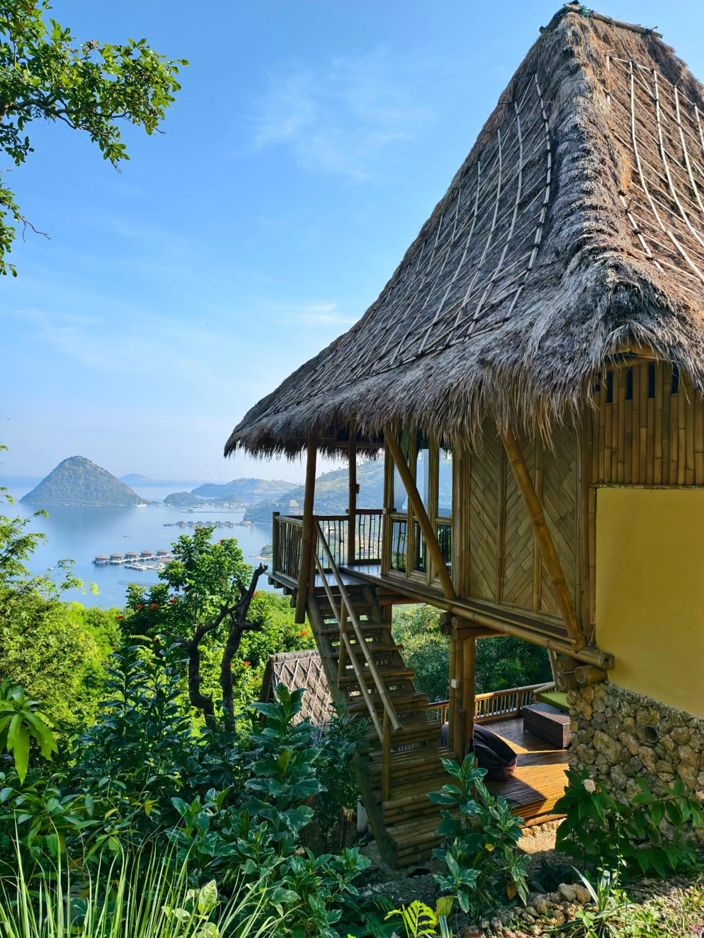 Mountain view in Elang Hillside Bamboo Villas