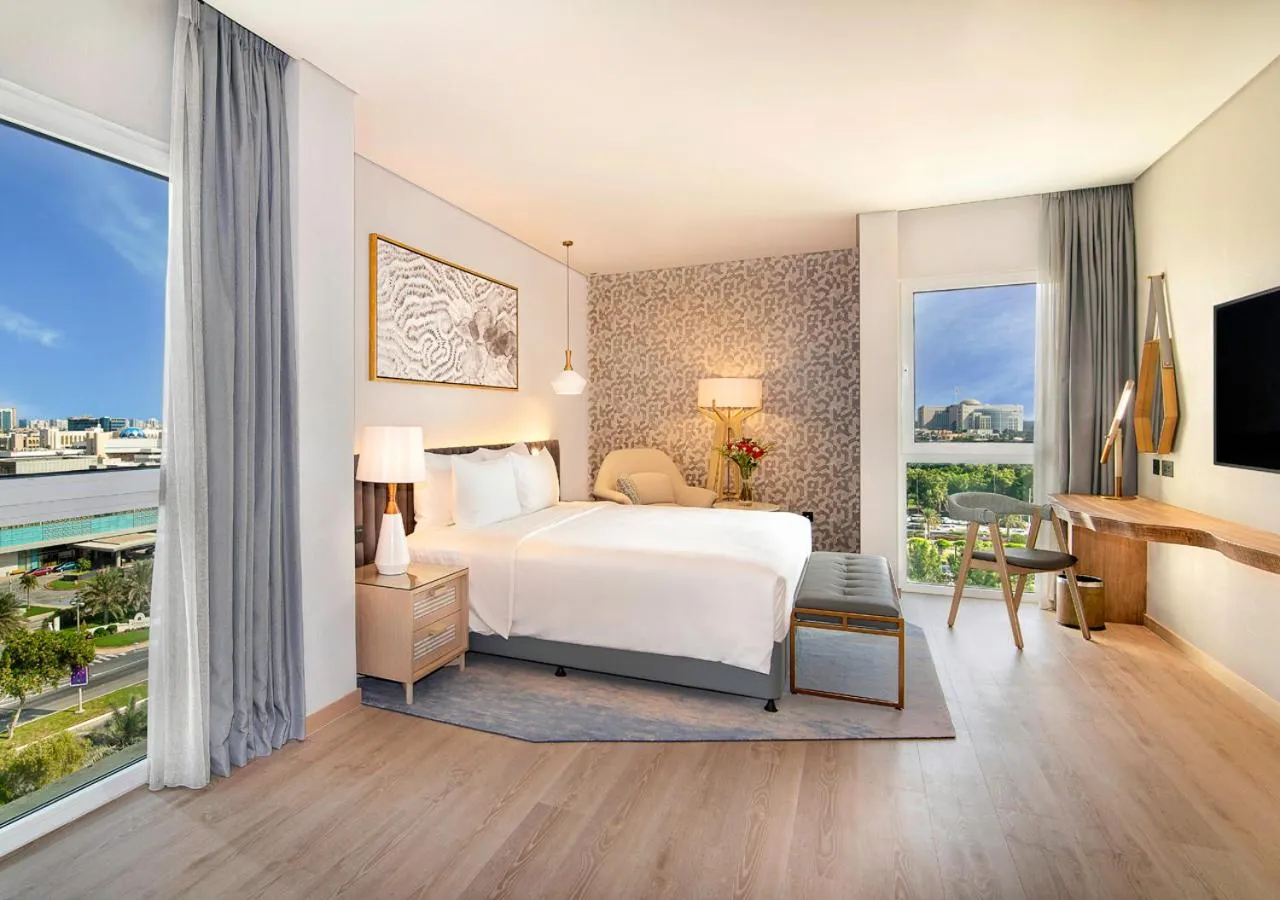 Bedroom, Bed in Radisson Blu Hotel & Resort, Abu Dhabi Corniche