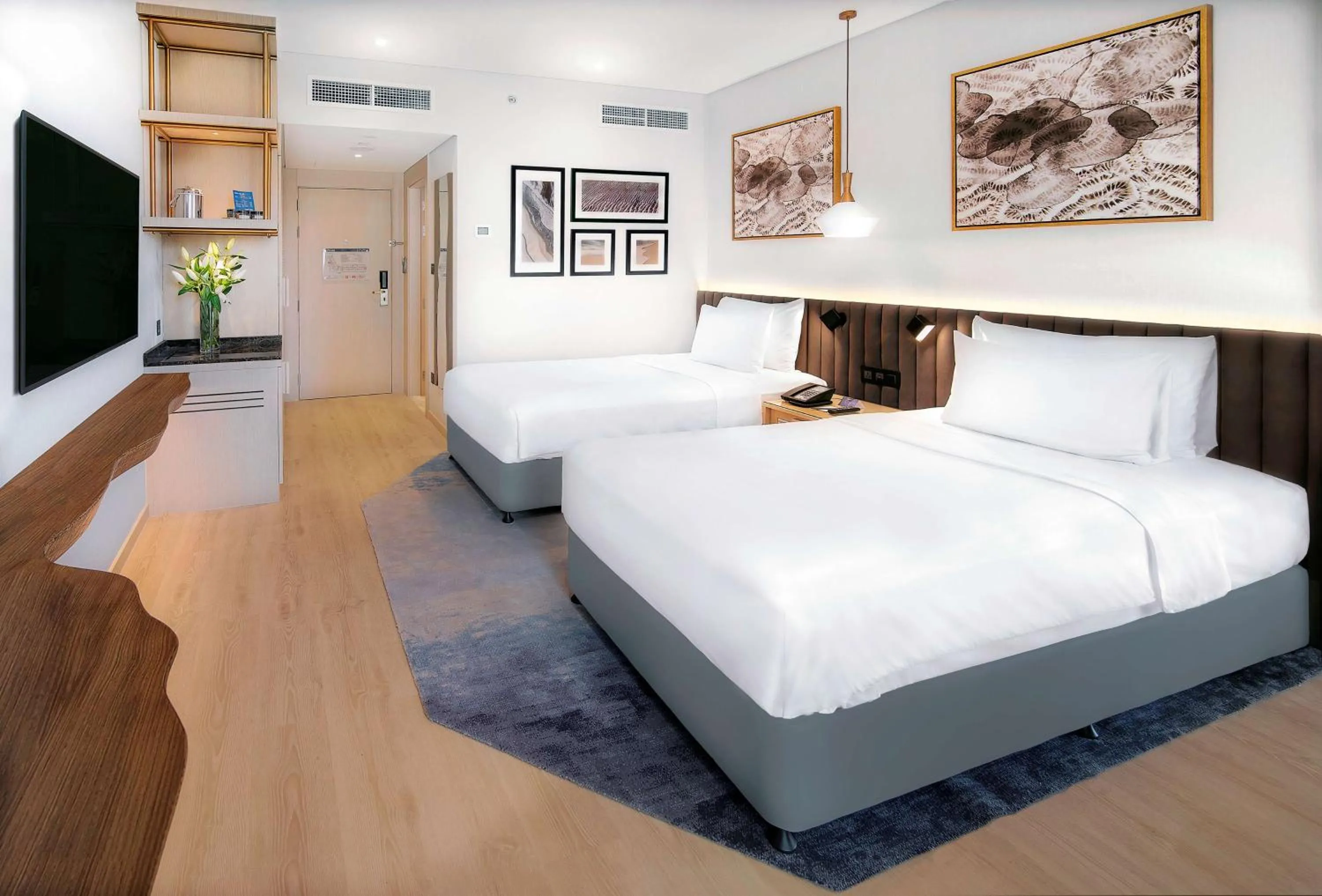 Photo of the whole room, Bed in Radisson Blu Hotel & Resort, Abu Dhabi Corniche