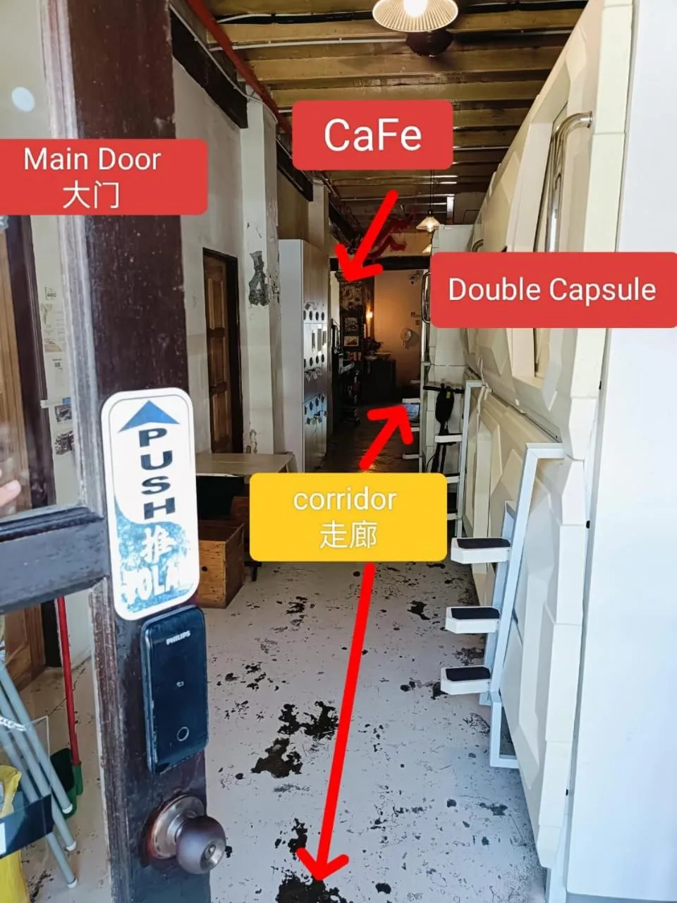 Vspace Guesthouse Capsule & Cafe