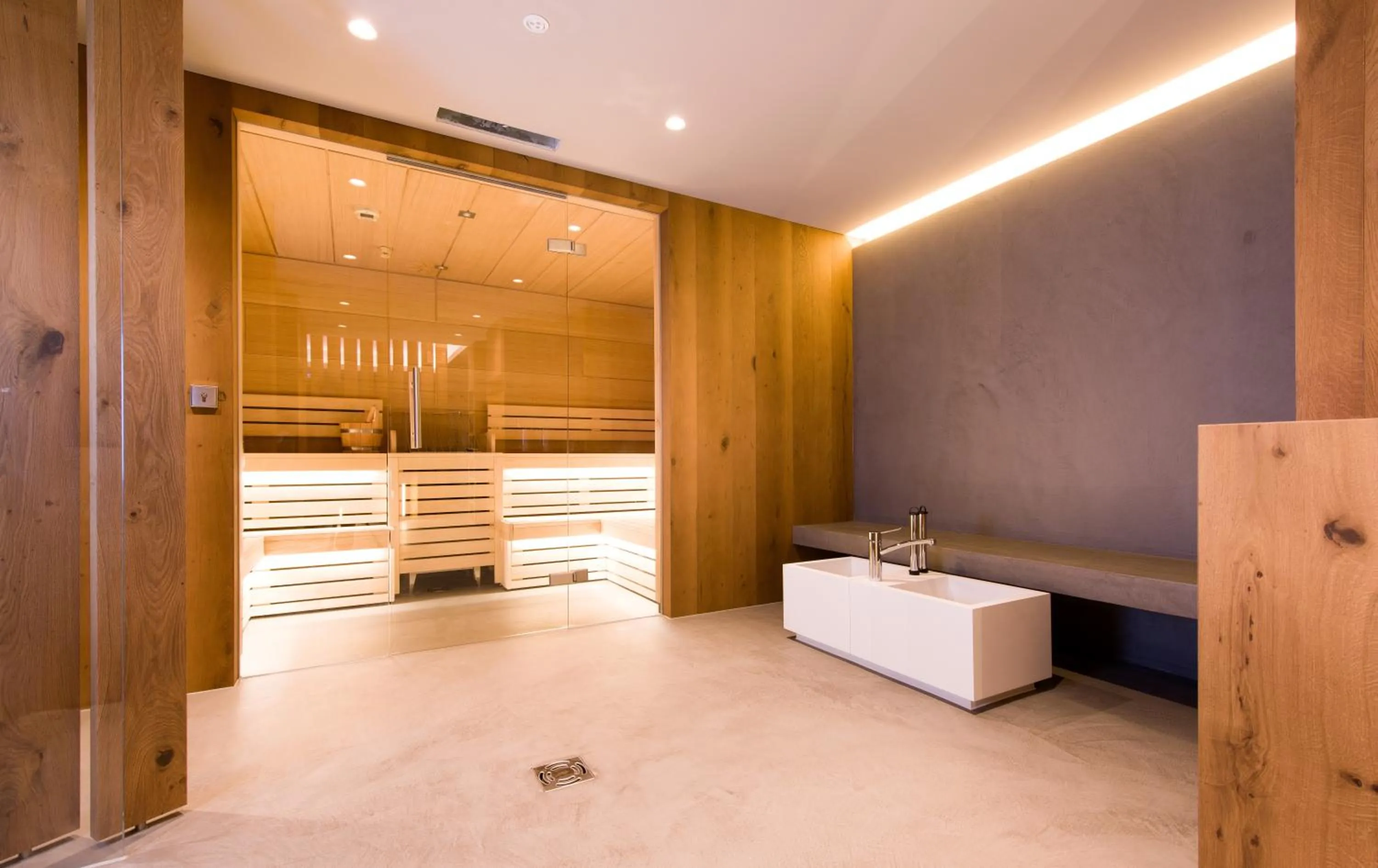 Sauna in Posthotel Lechtal, Arlberg