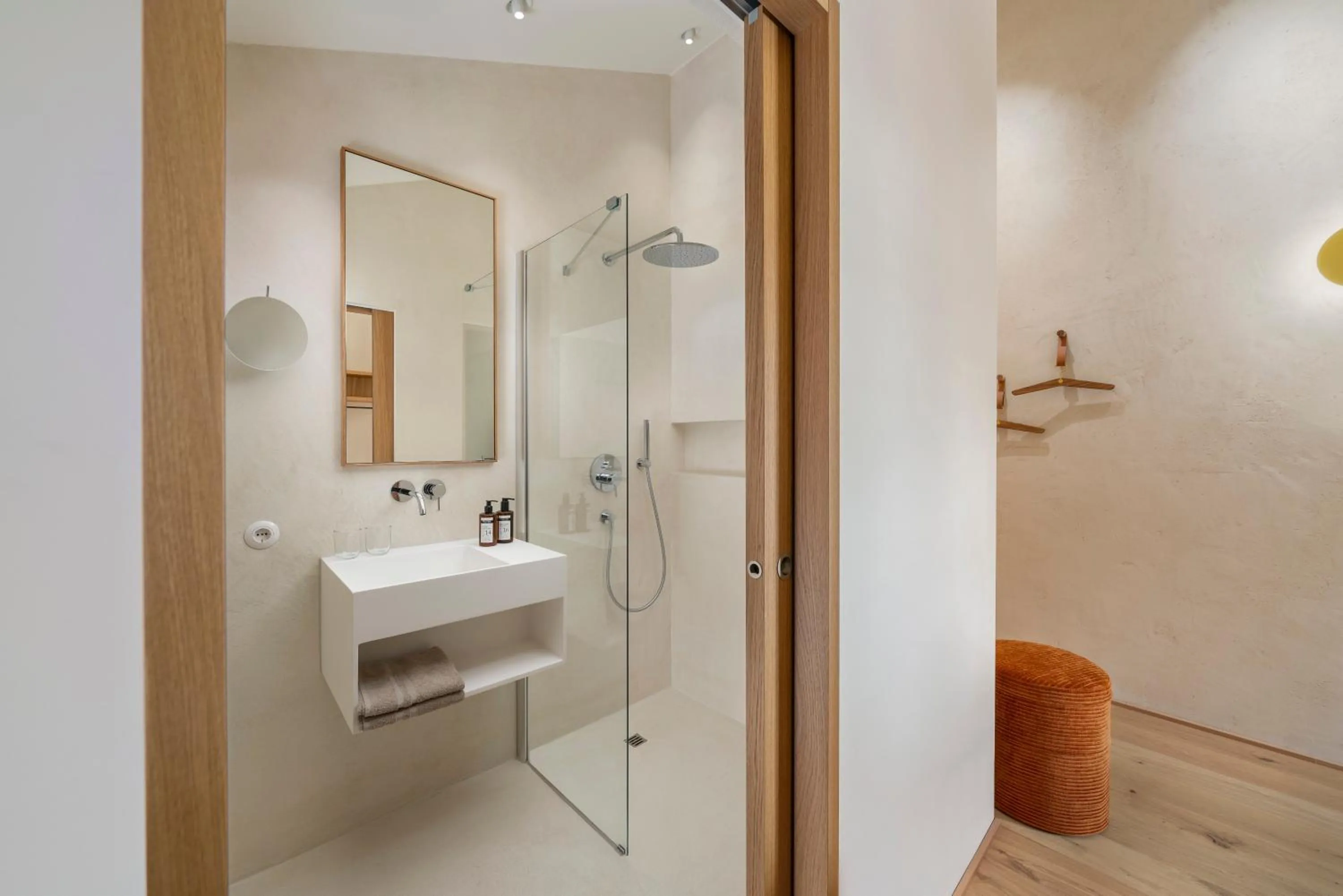 Shower in Posthotel Lechtal, Arlberg