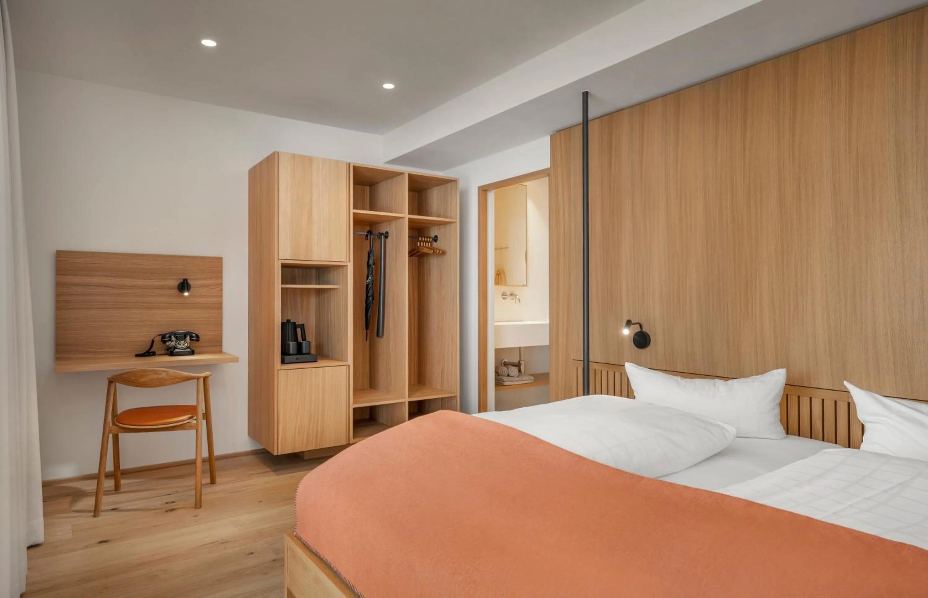 Bed in Posthotel Lechtal, Arlberg