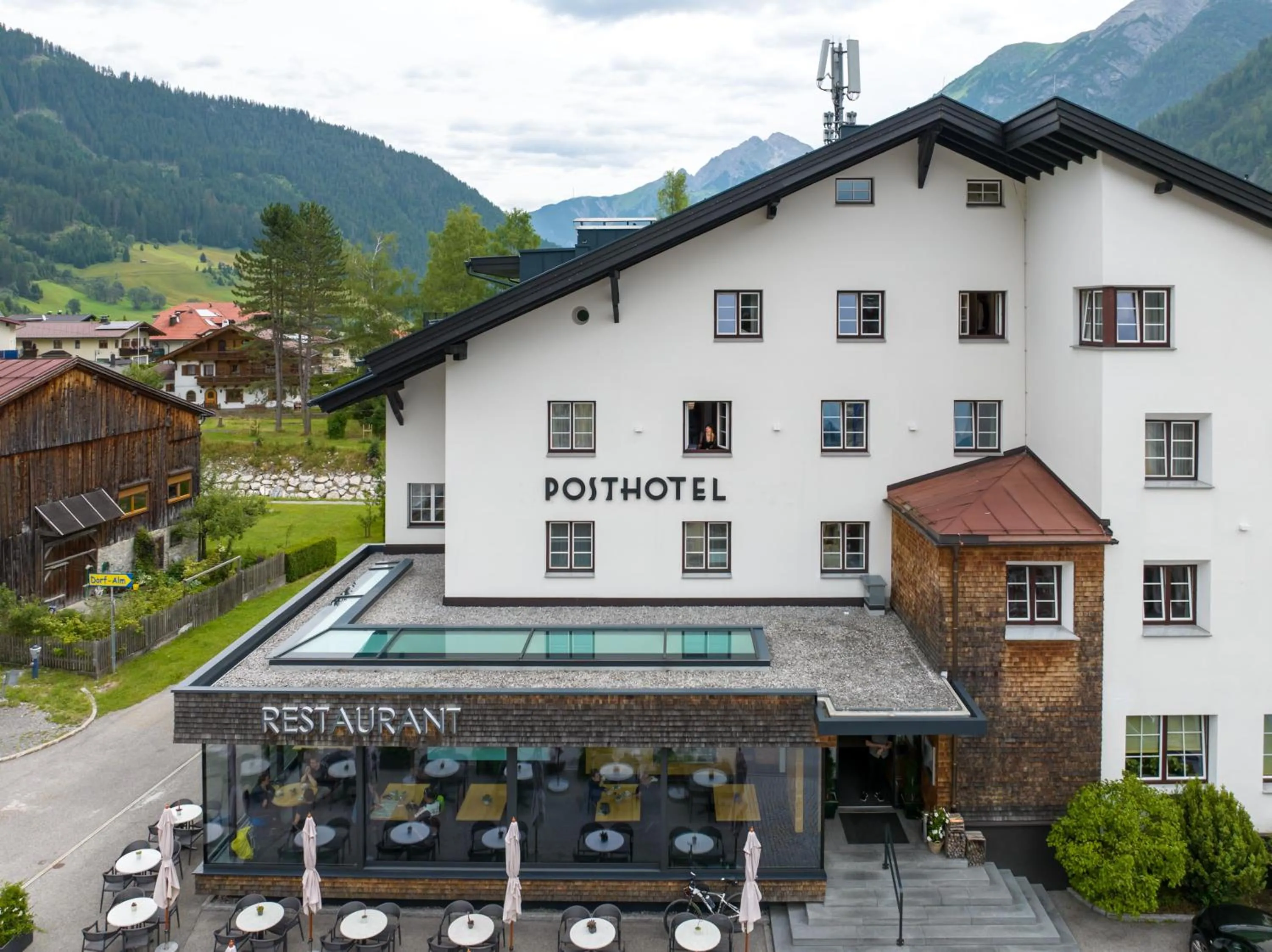 Property building in Posthotel Lechtal, Arlberg