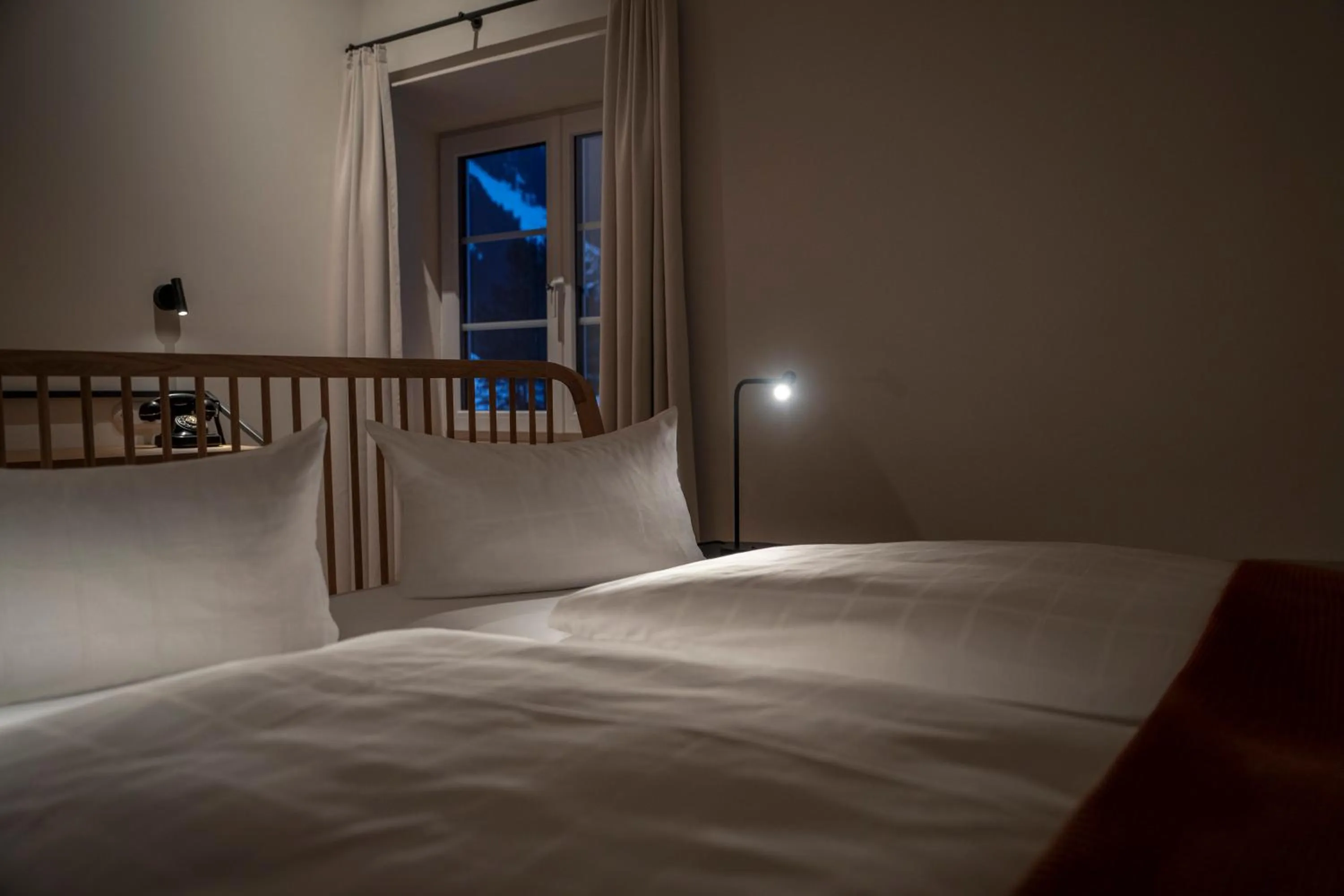 Bed in Posthotel Lechtal, Arlberg