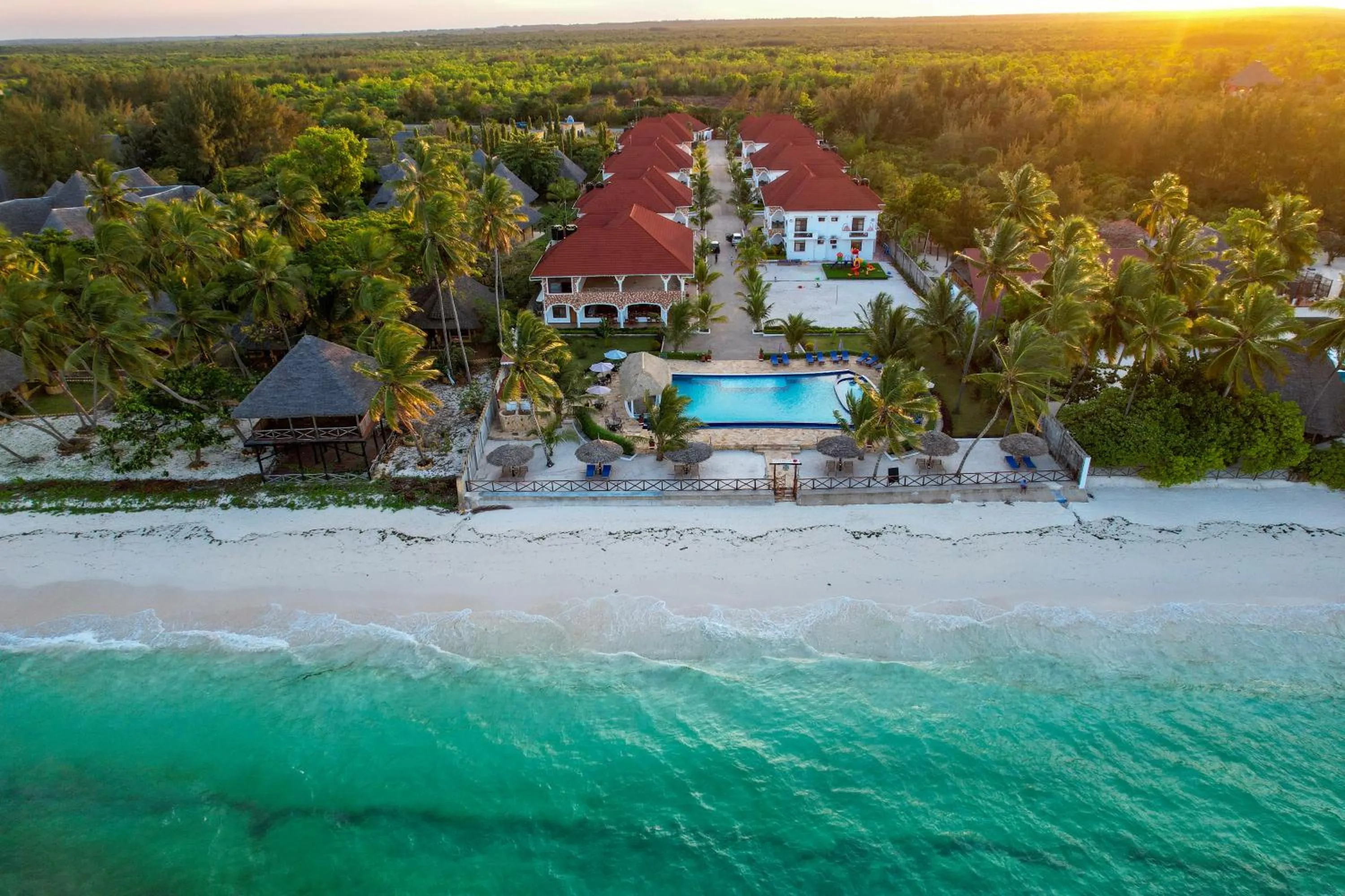 Bird's eye view in Sunny Palms Beach Bungalows