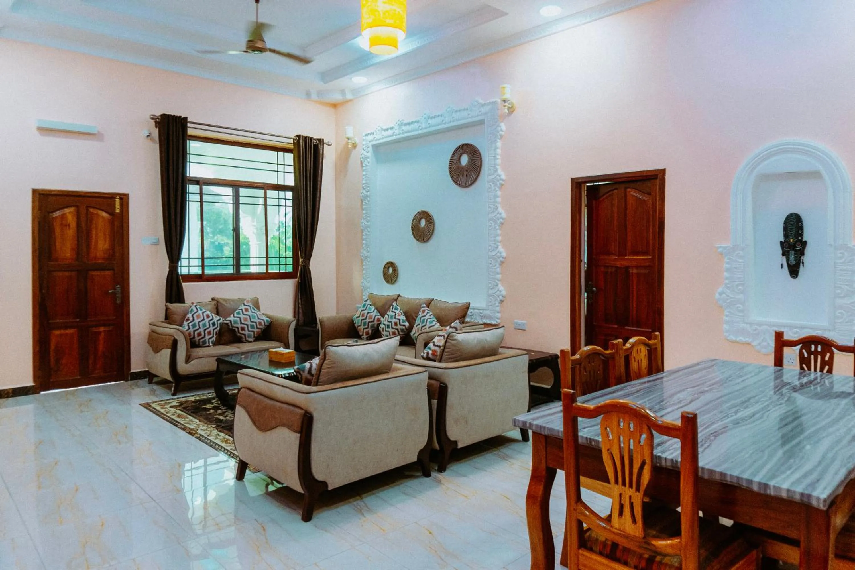 Living room in Sunny Palms Beach Bungalows