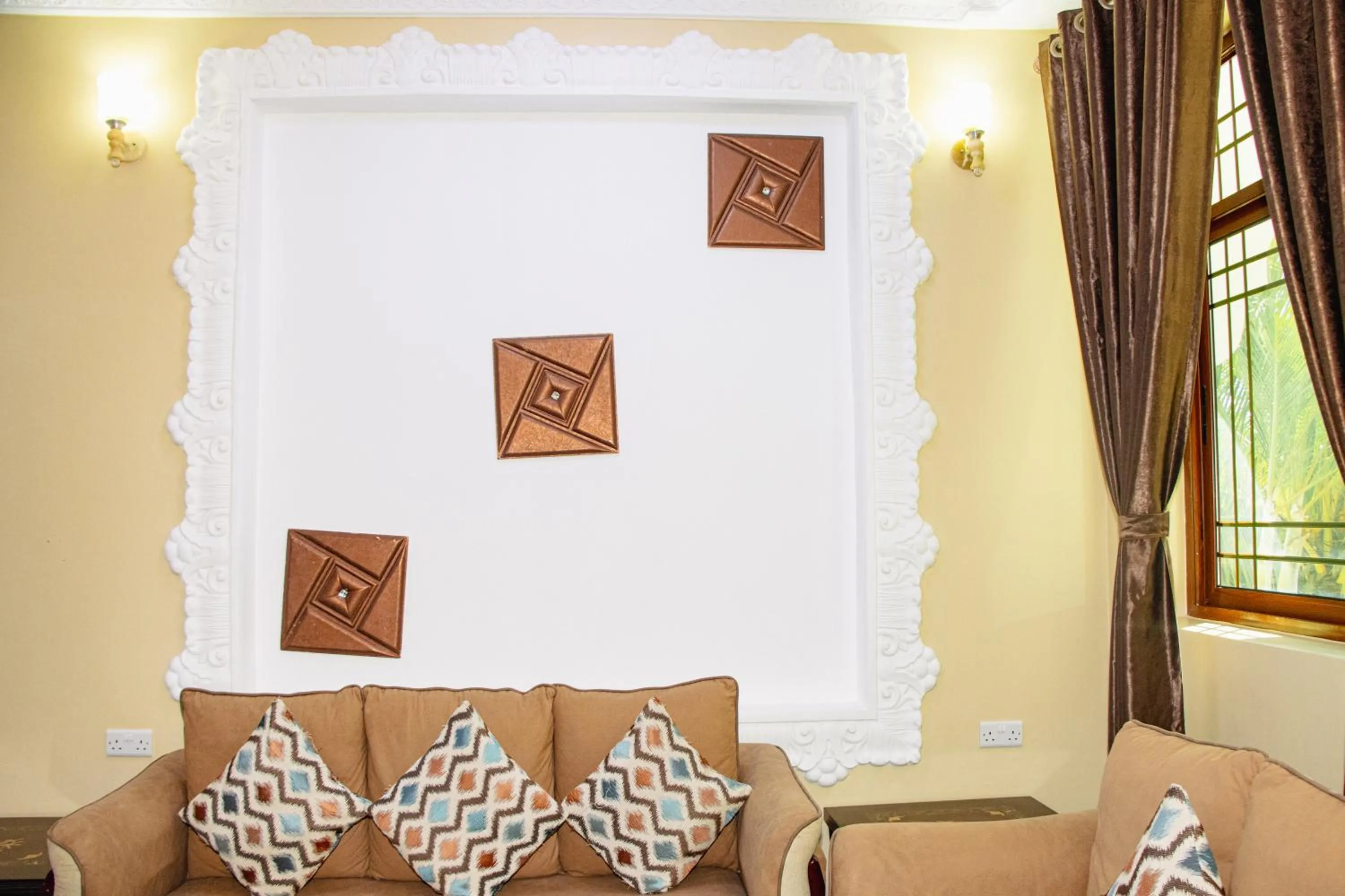 Living room in Sunny Palms Beach Bungalows