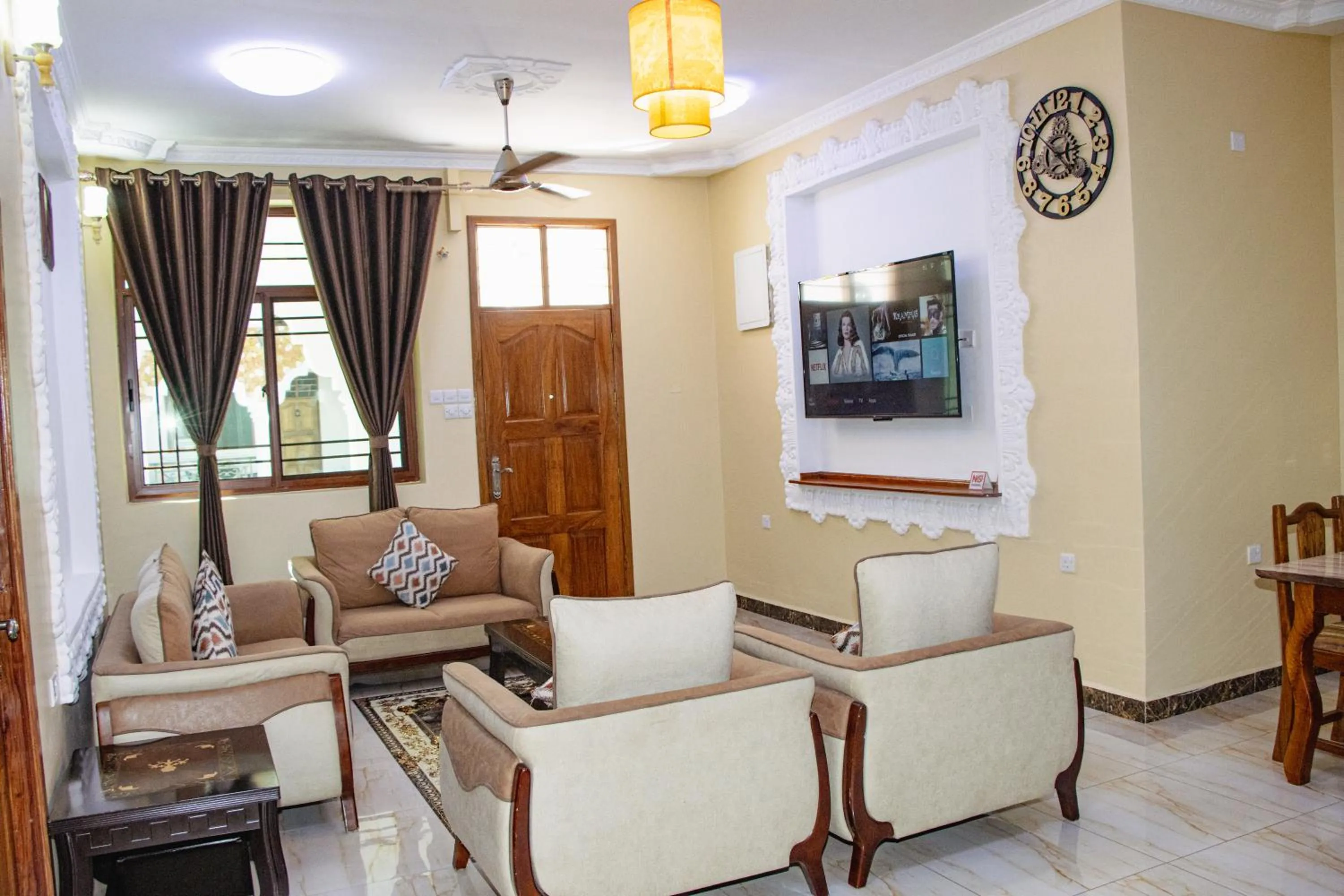 Living room in Sunny Palms Beach Bungalows