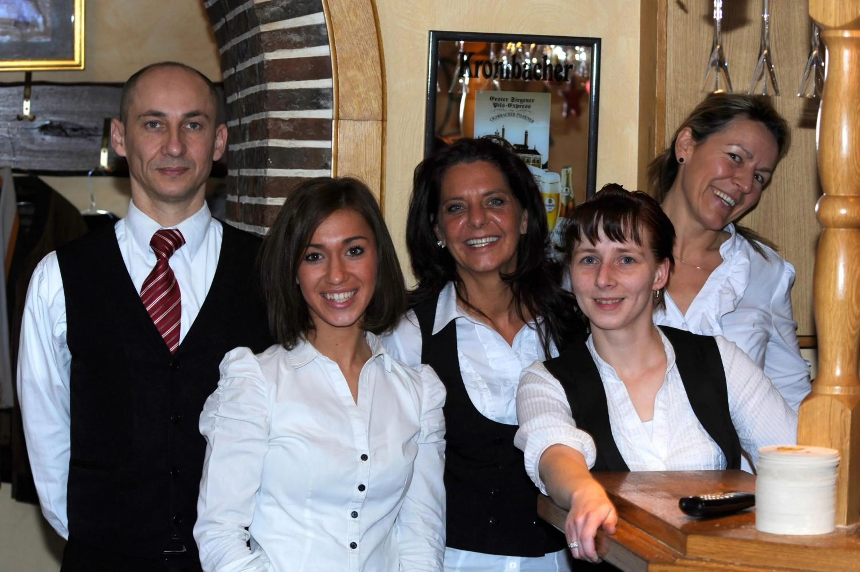 Staff in Hotel Restaurant Doppeladler
