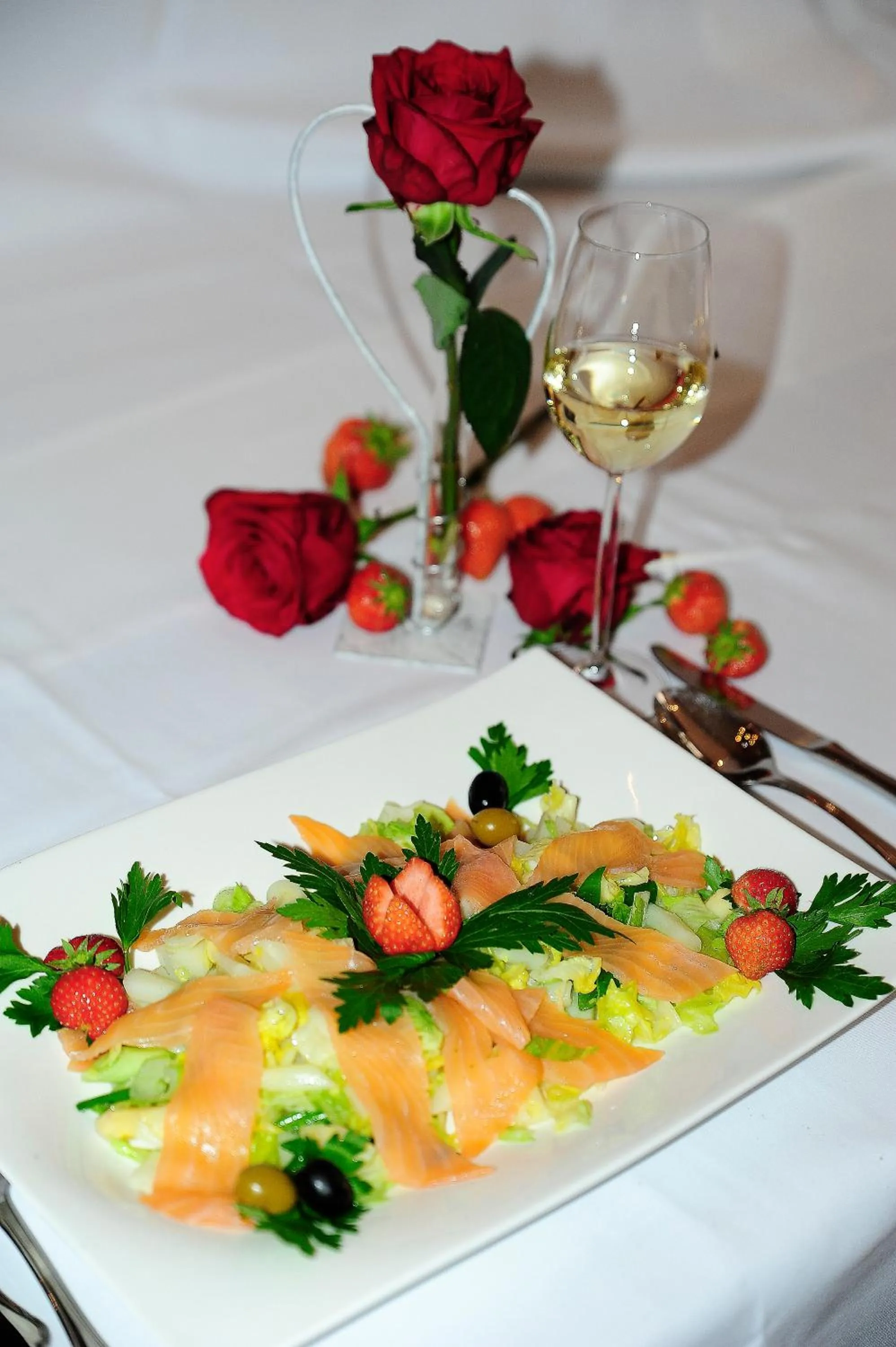 Food in Hotel Restaurant Doppeladler