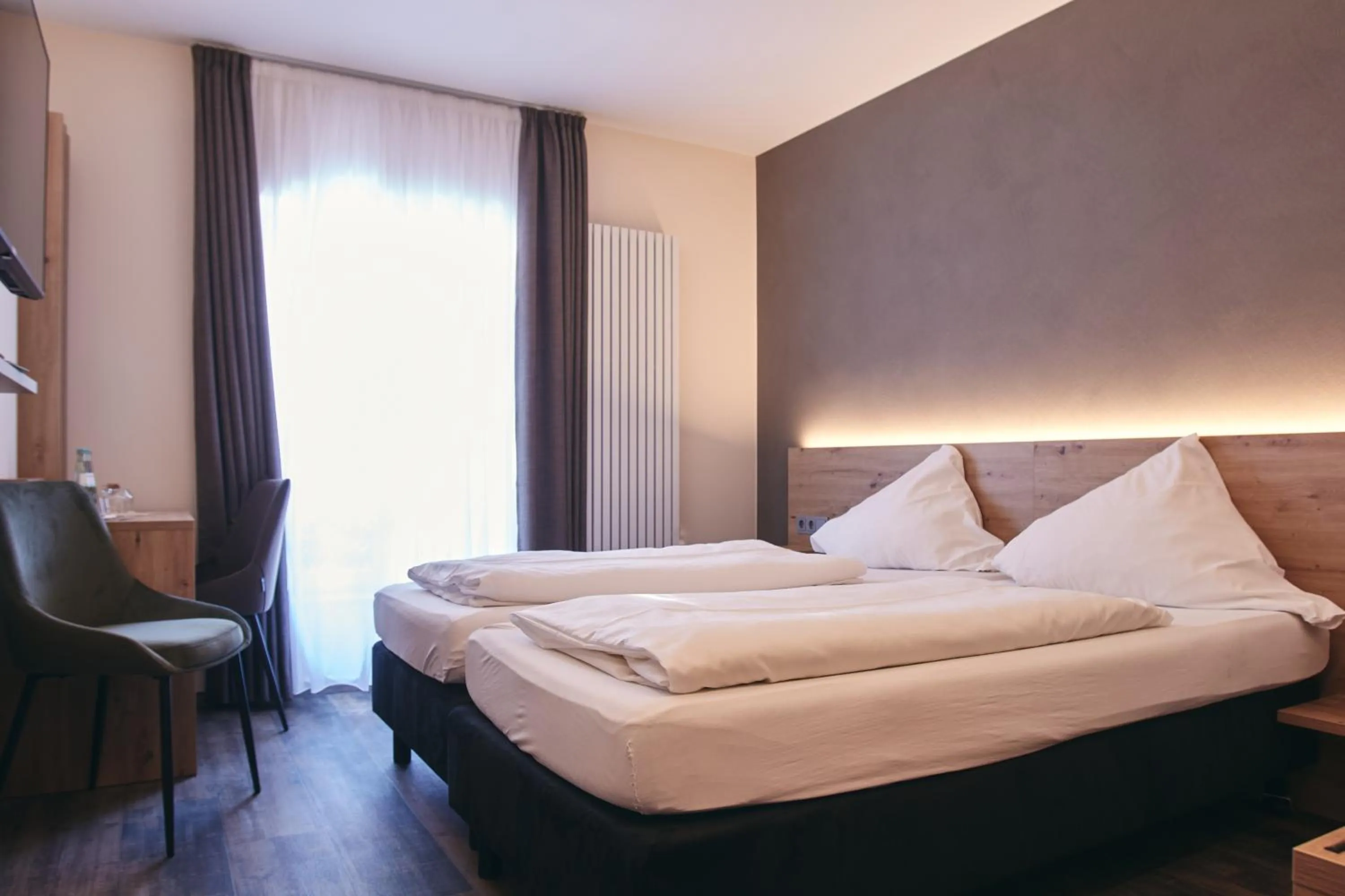 Bed in Hotel Restaurant Doppeladler