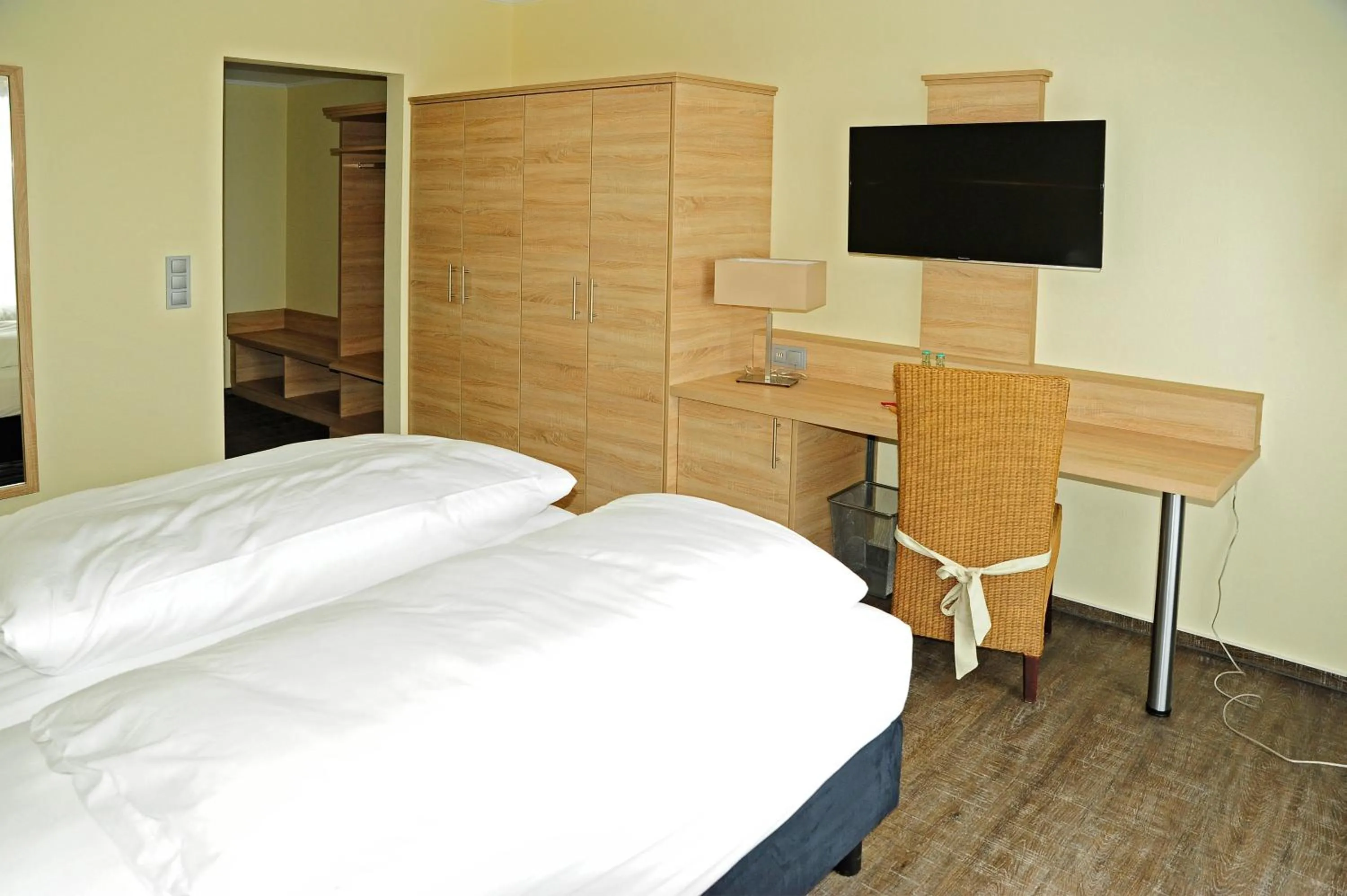 Bed in Hotel Restaurant Doppeladler