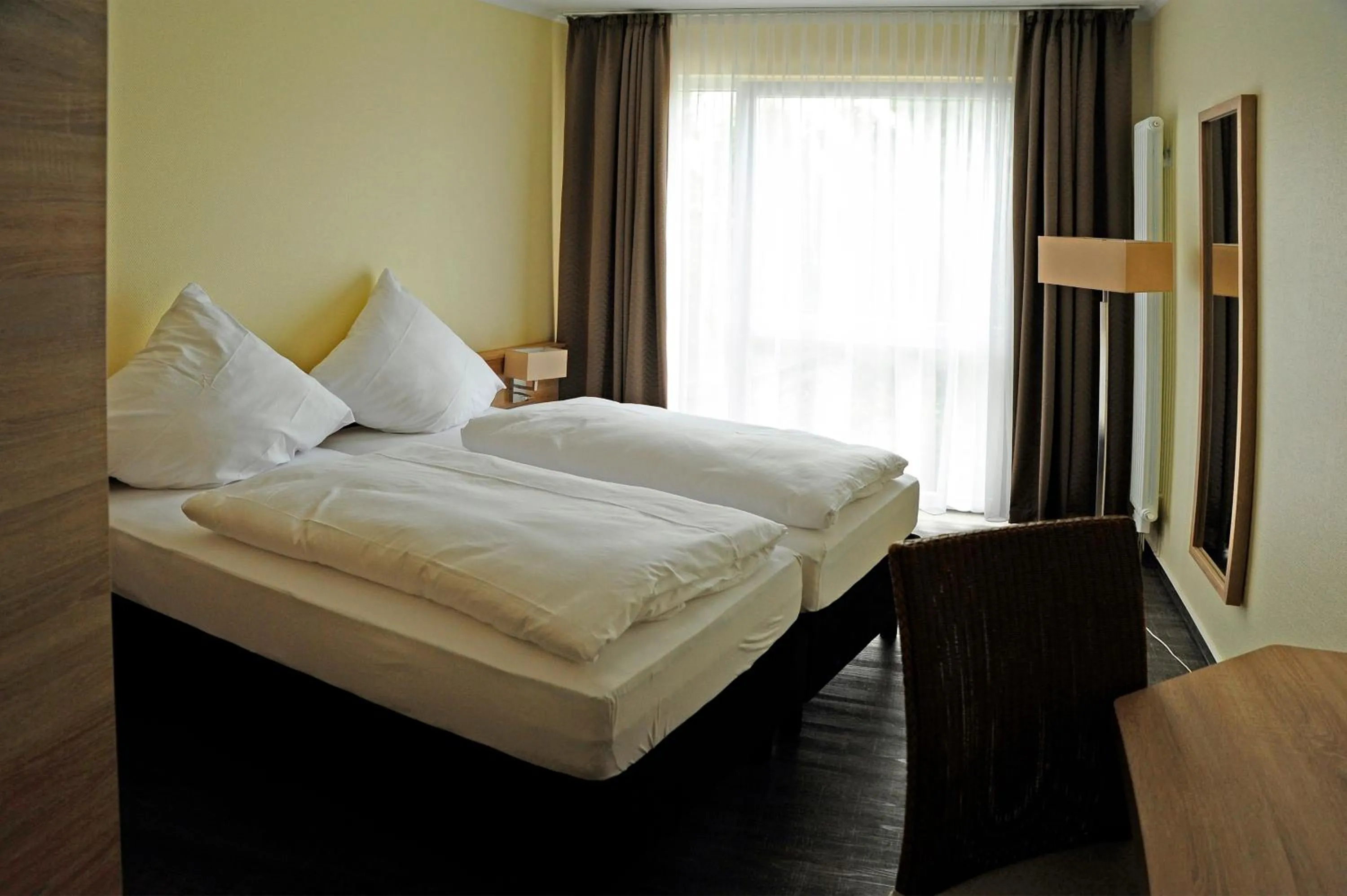 Bed in Hotel Restaurant Doppeladler