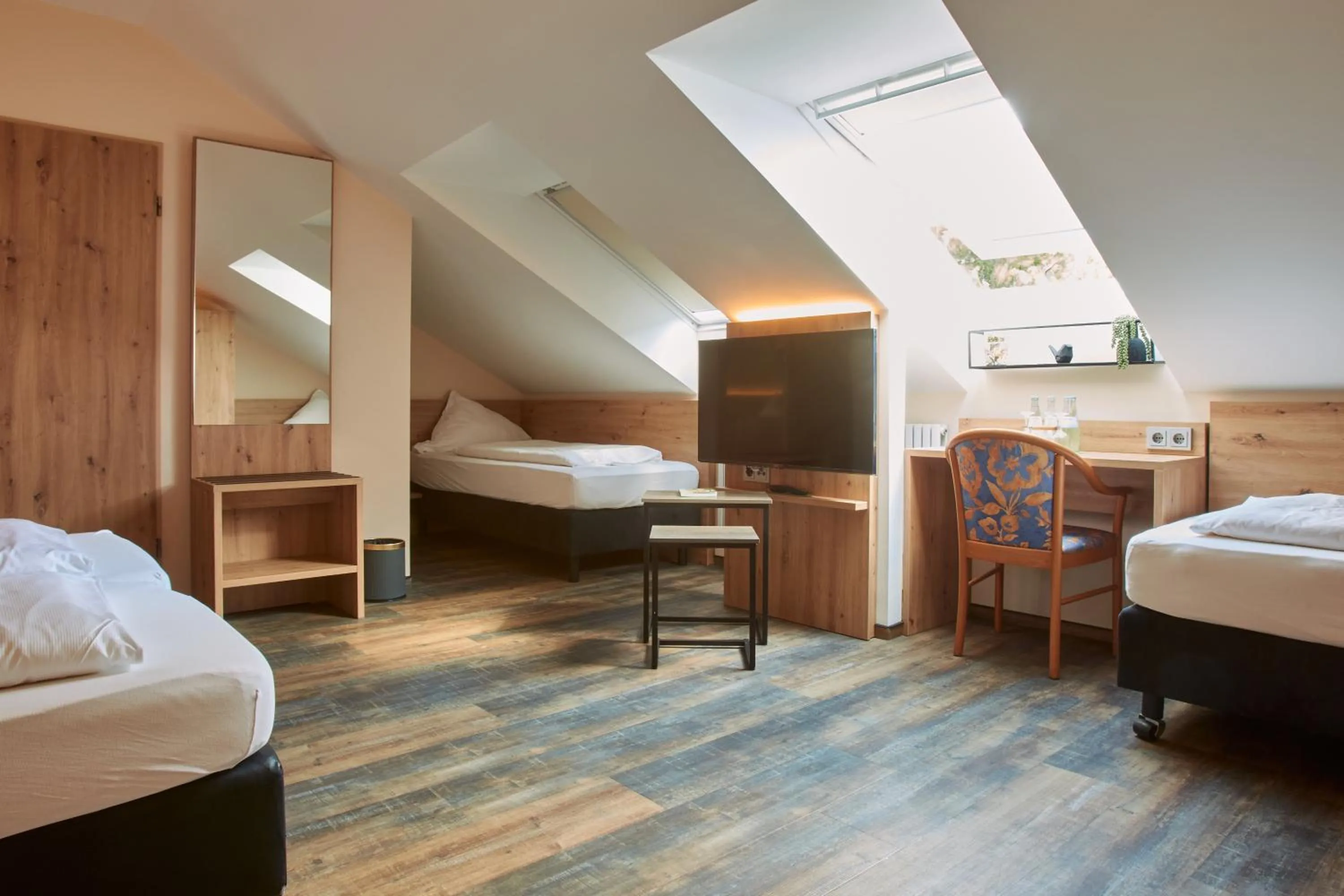 Bed in Hotel Restaurant Doppeladler