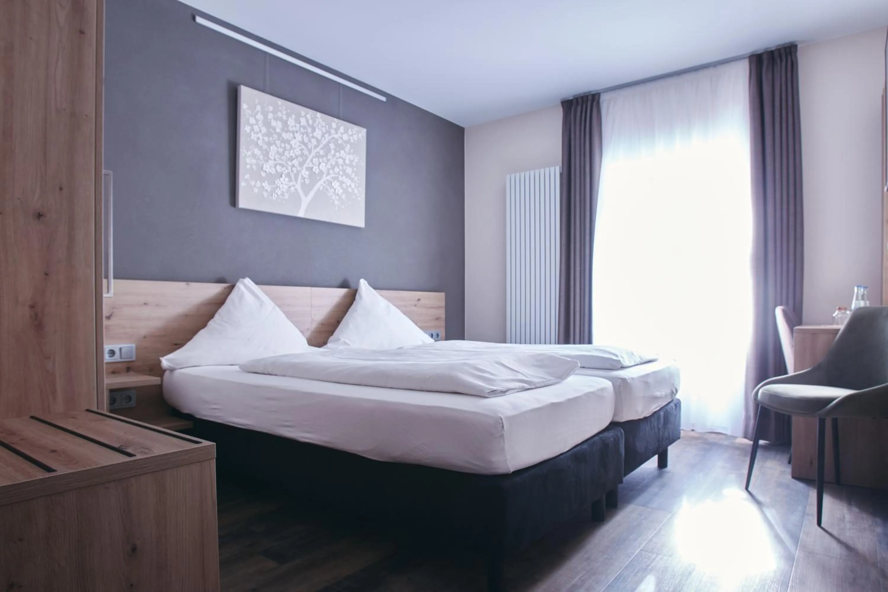 Bed in Hotel Restaurant Doppeladler