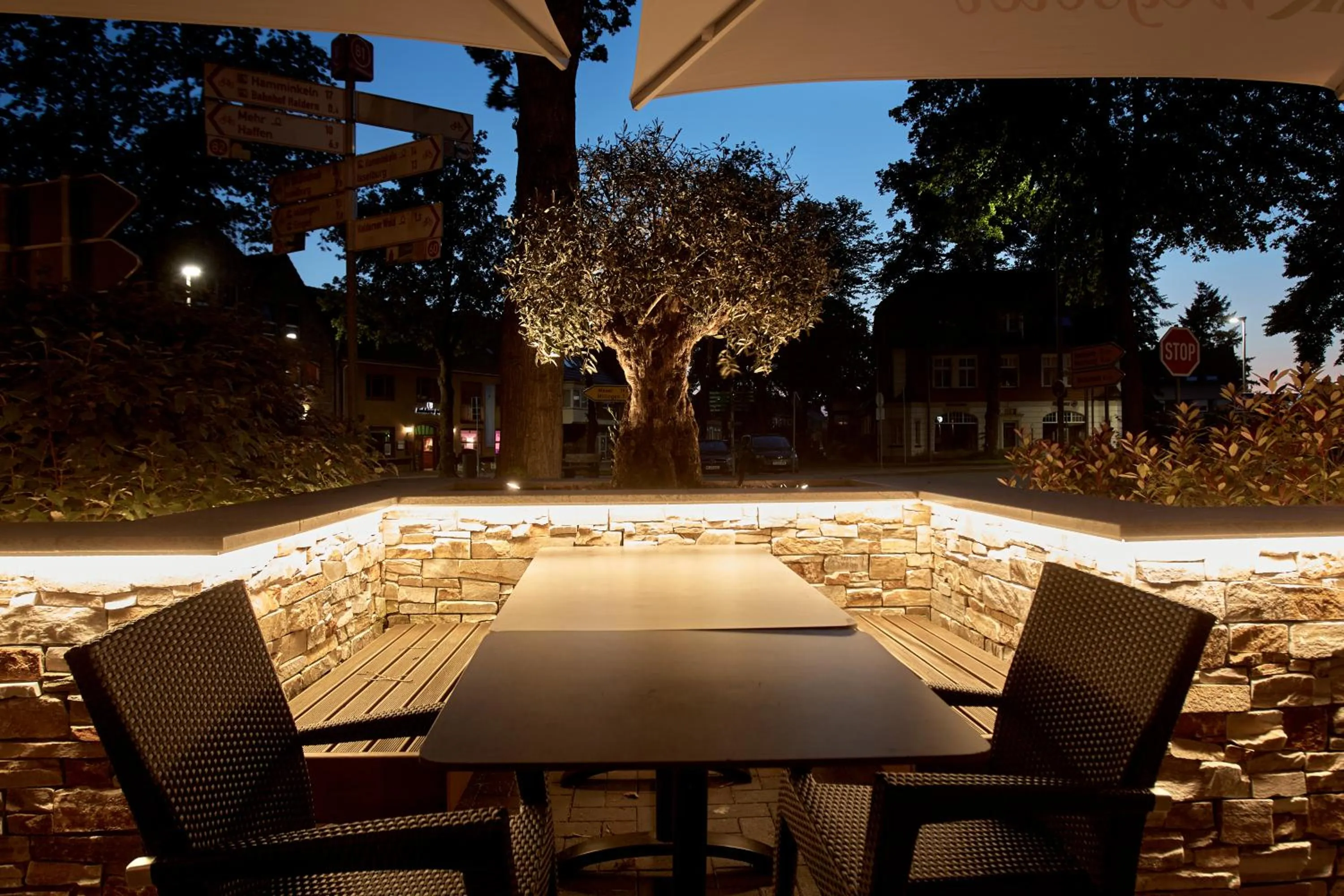 Balcony/Terrace in Hotel Restaurant Doppeladler