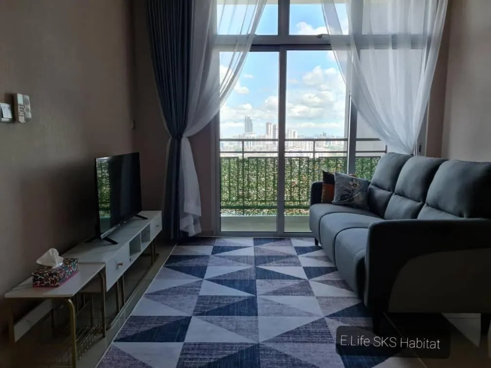 Living room in E Life SKS Habitat With WiFi Netflix