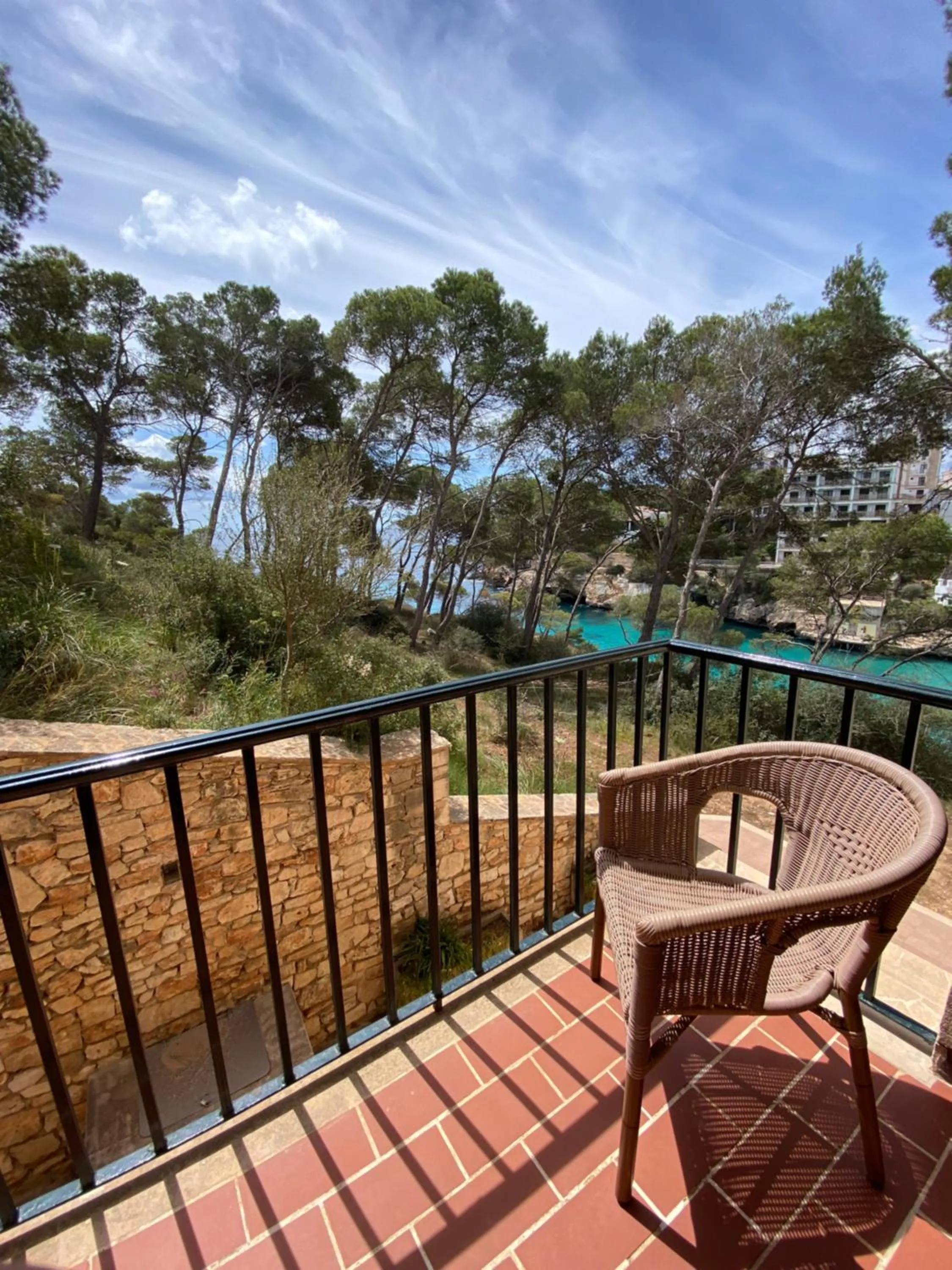 Balcony/Terrace in Hostal Palmaria
