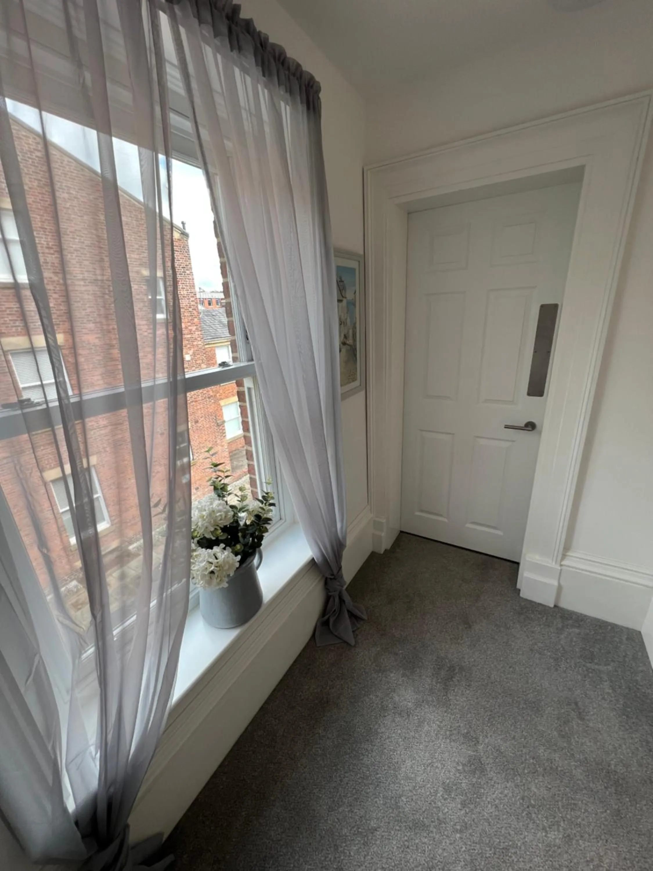 Decorative detail, Bed in Winckley Square Residences