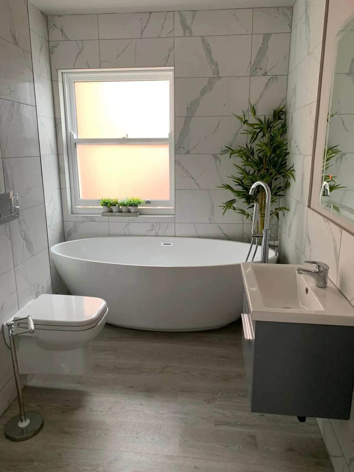 Bathroom in Winckley Square Residences