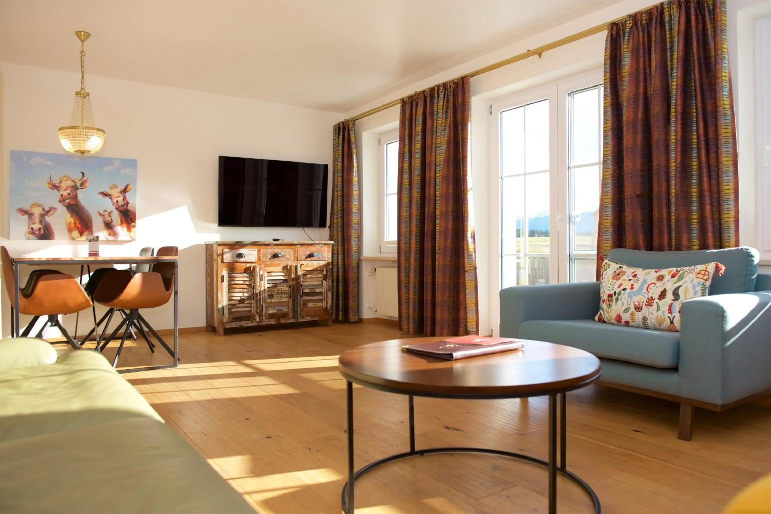 Living room in Landhaus Kössel