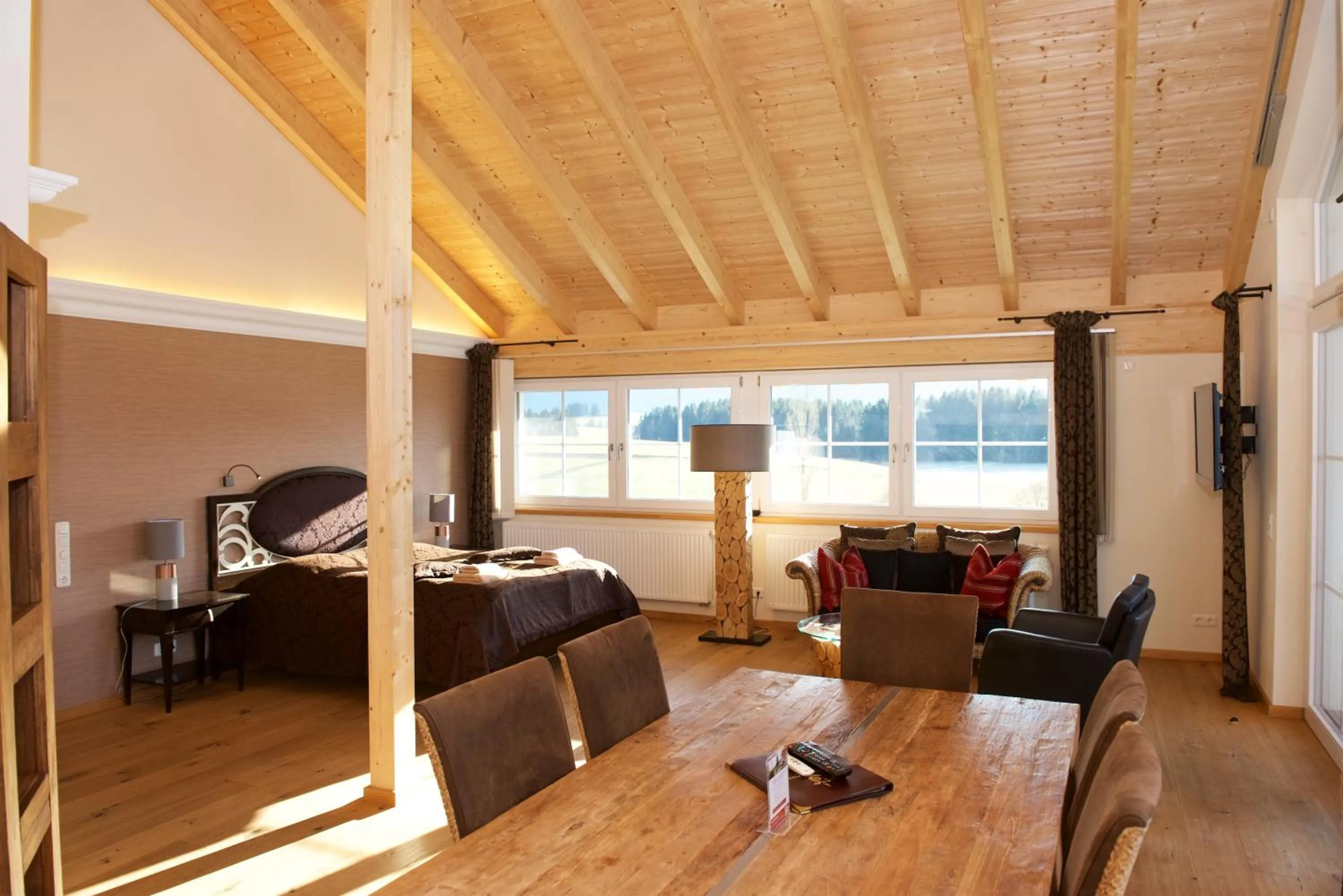 Living room in Landhaus Kössel