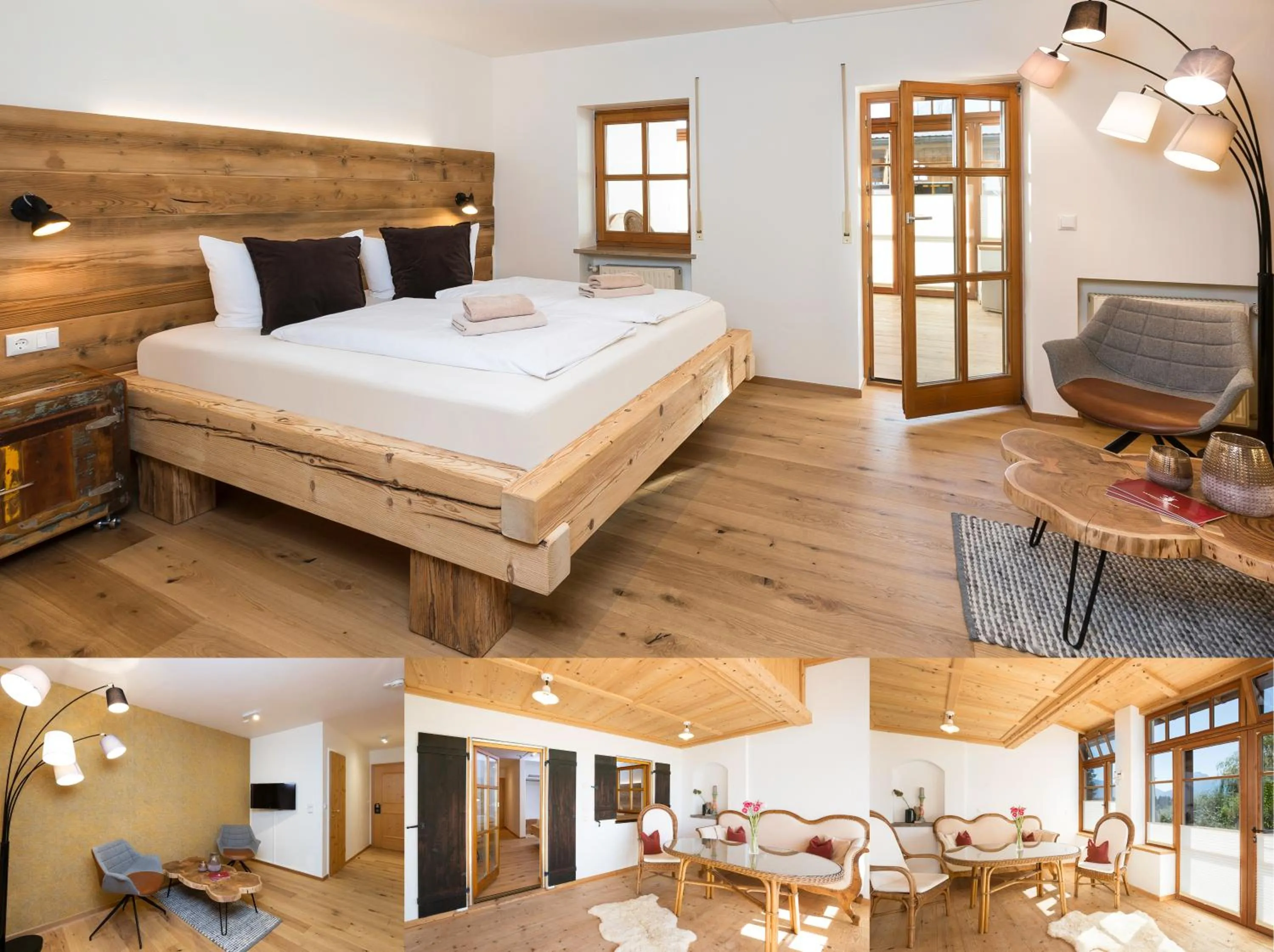 Photo of the whole room, Bed in Landhaus Kössel