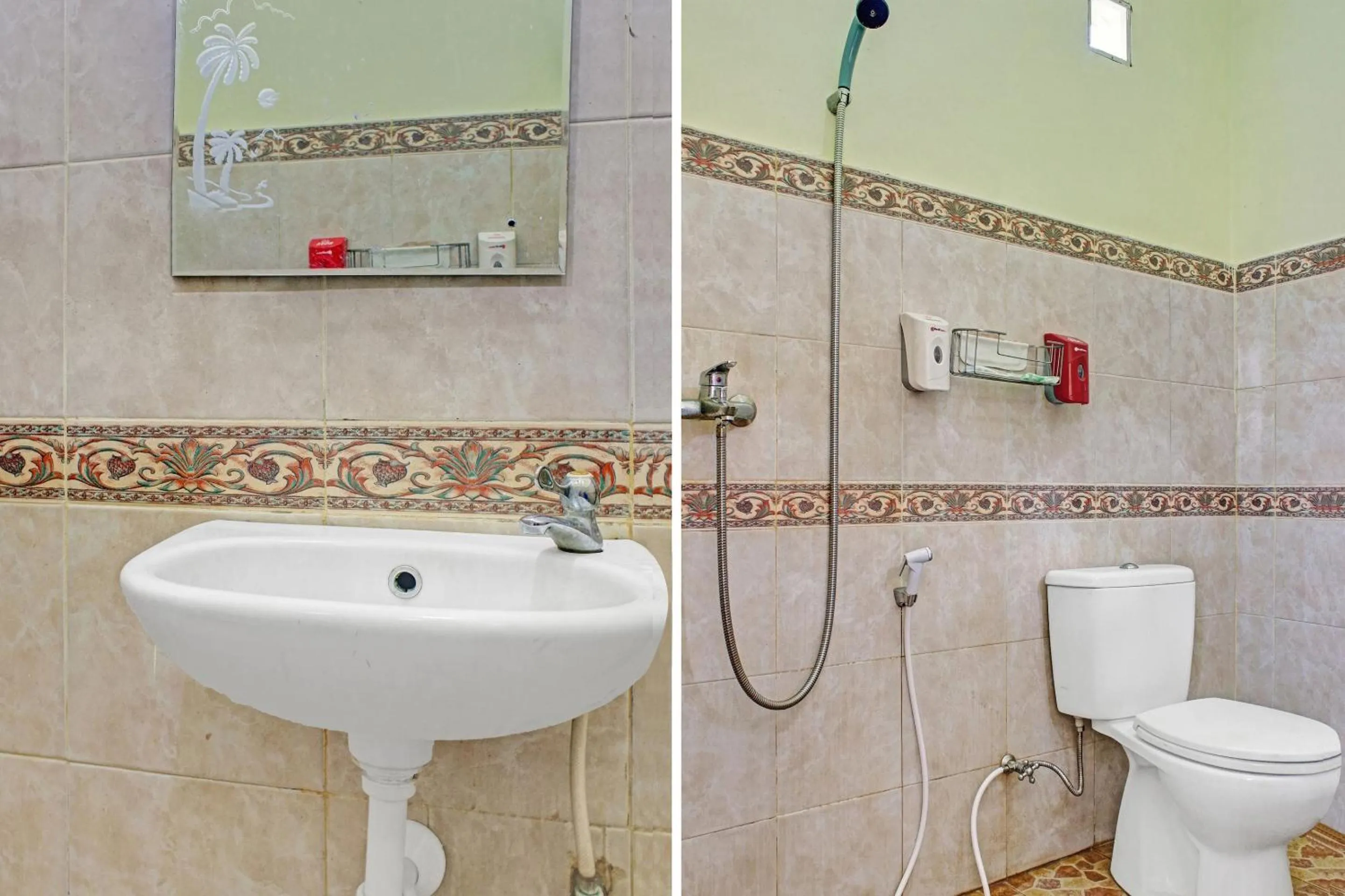 Bathroom in Hotel O Aman