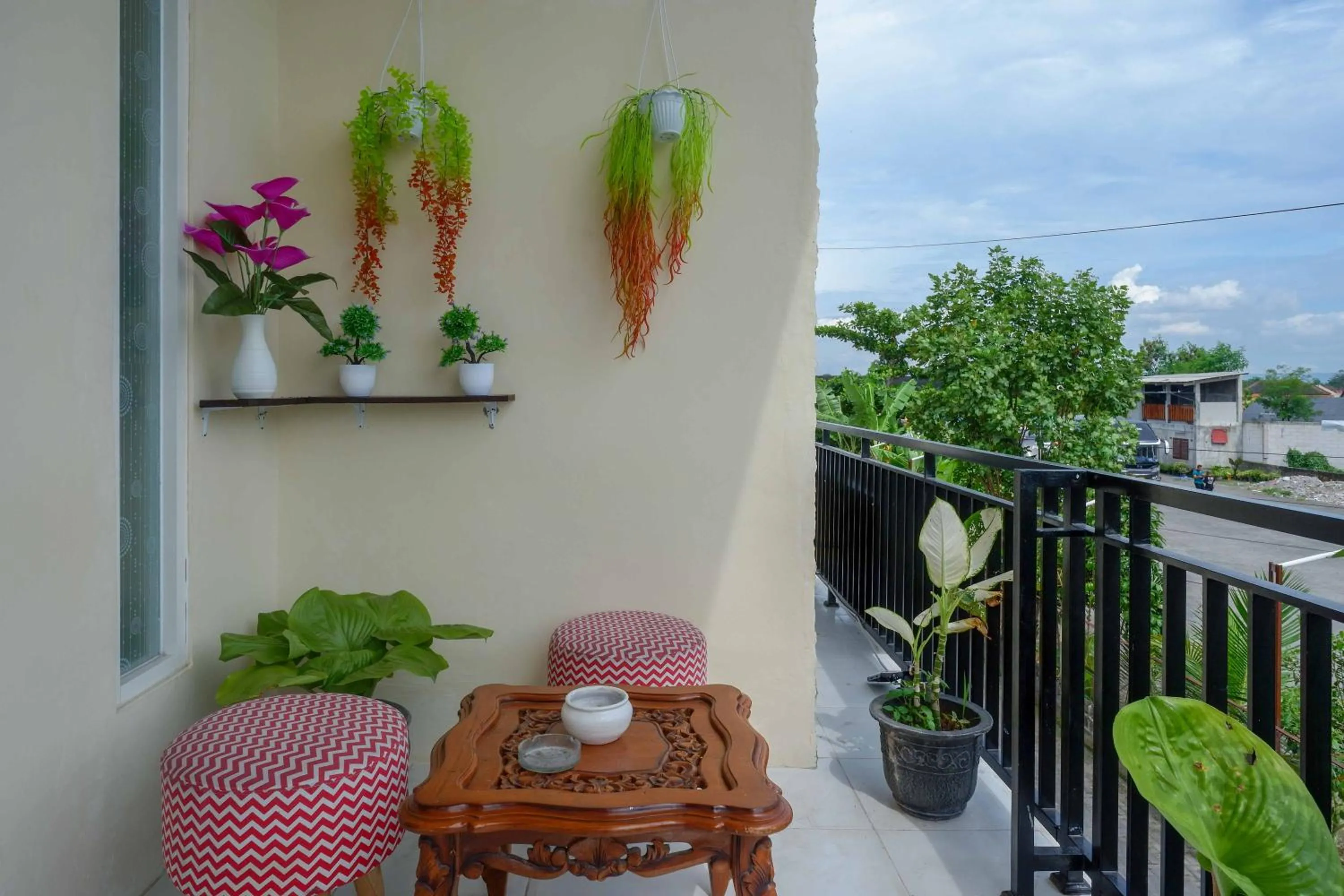 Balcony/Terrace in Urbanview Hotel Jogja City Mall