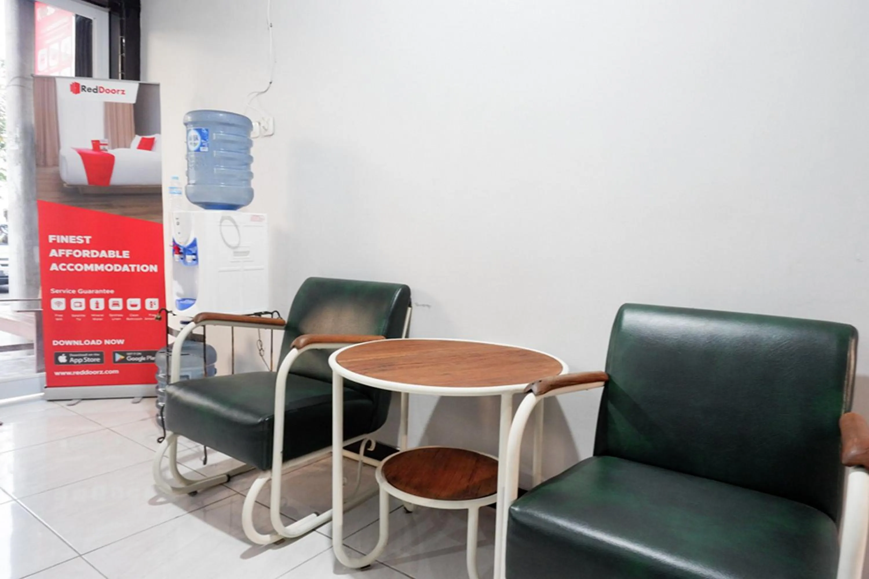 Seating area in RedDoorz near Jalan Adi Sucipto Solo