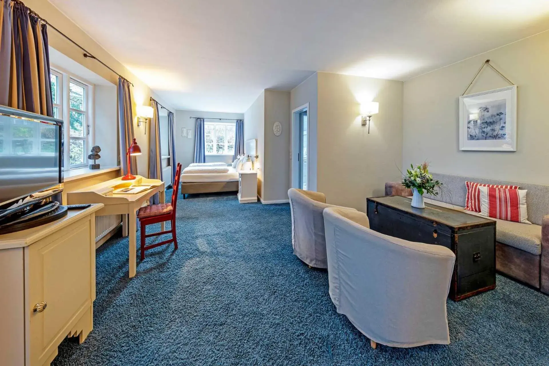 Deluxe Double Room in Romantik Hotel Friederikenhof Hotel Restaurant & Spa Deluxe Double Room in Romantik Hotel Friederikenhof Hotel Restaurant & Spa