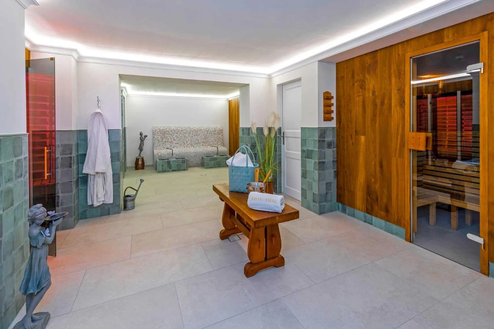 Sauna in Romantik Hotel Friederikenhof Hotel Restaurant & Spa