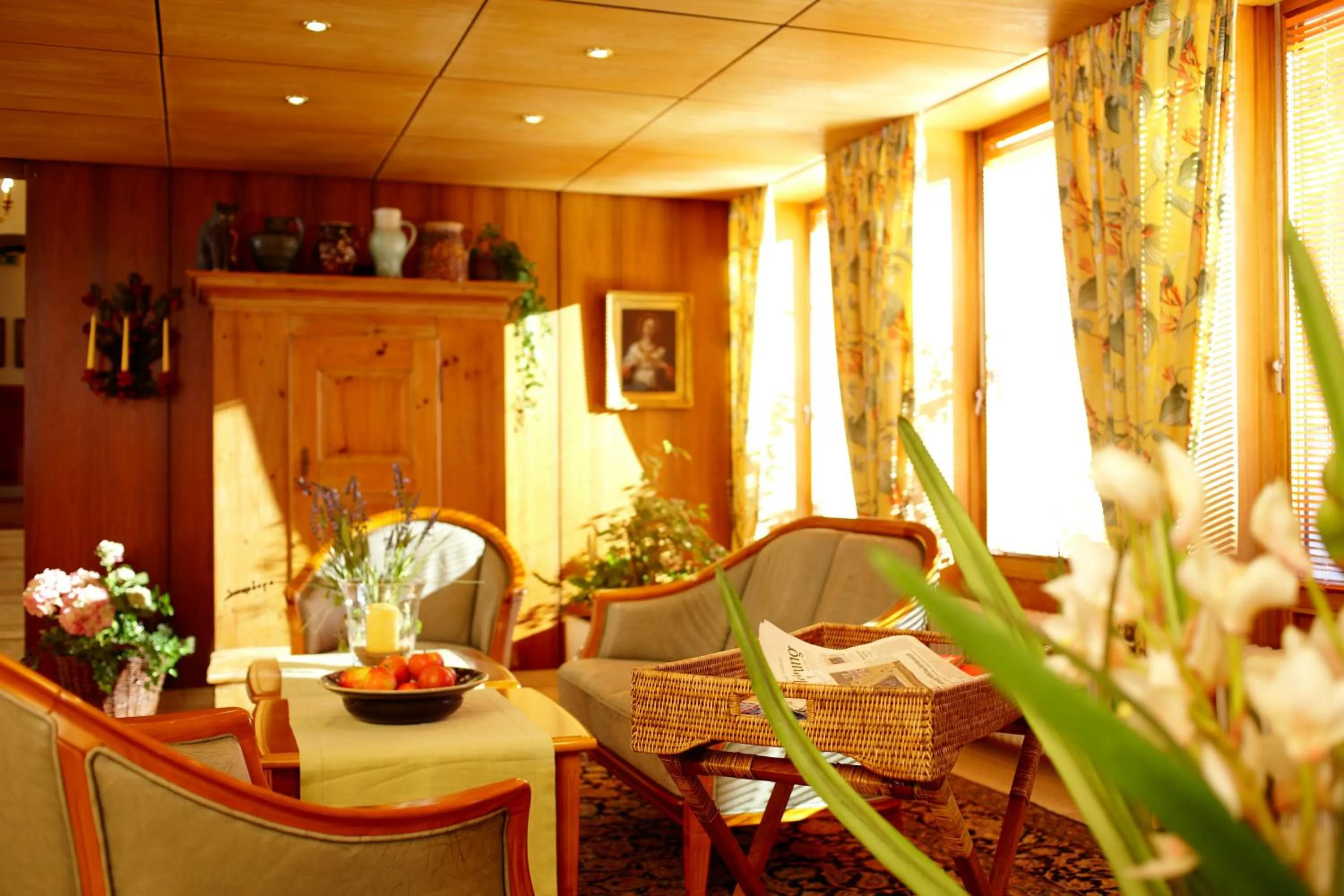 Lobby or reception in Hotel Grünwald