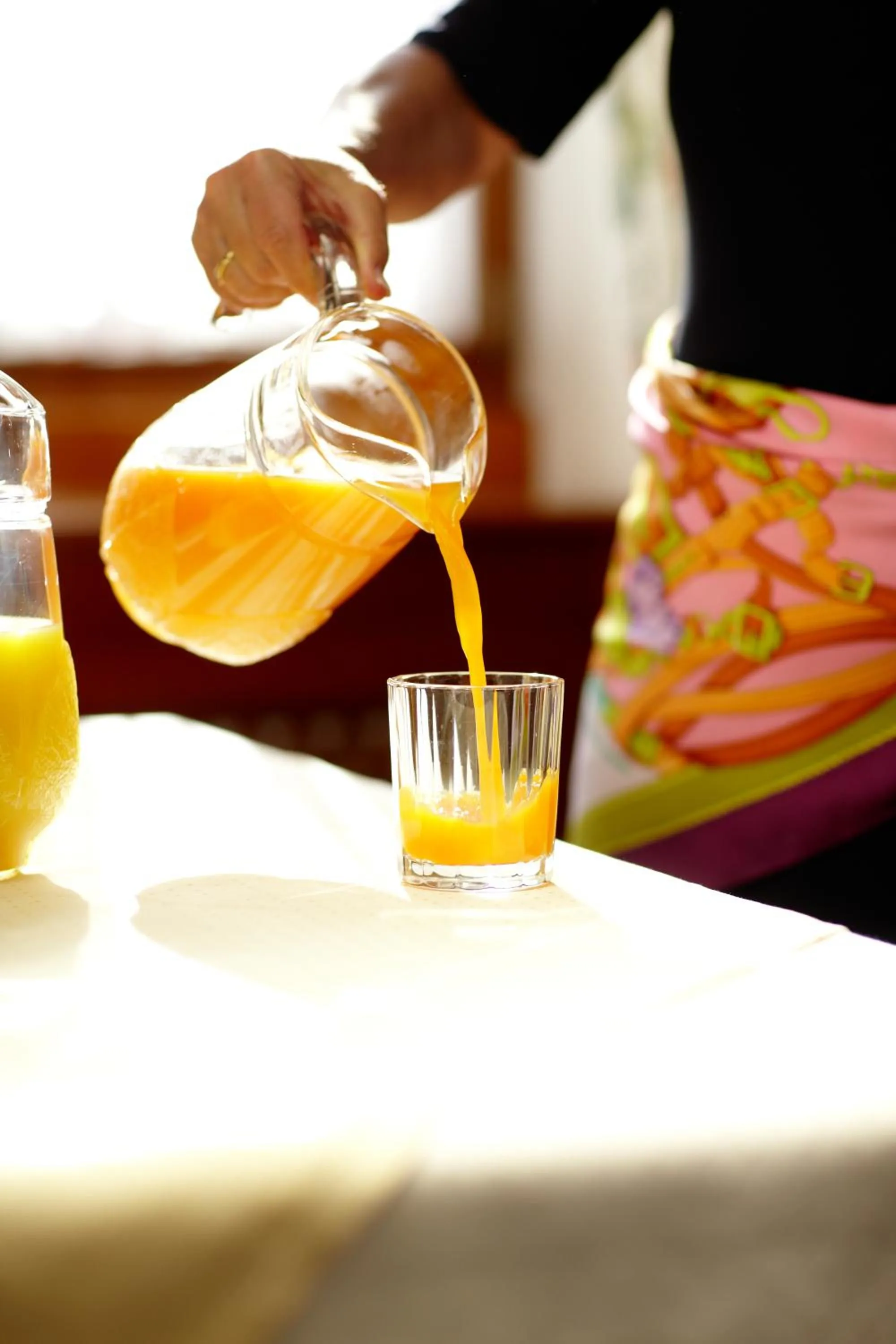 Buffet breakfast in Hotel Grünwald