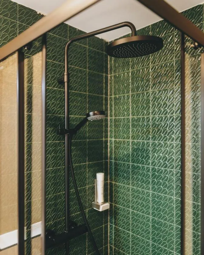 Shower in Hotel Gasthof Mitteregger - BEST PLACE in town with summercard included