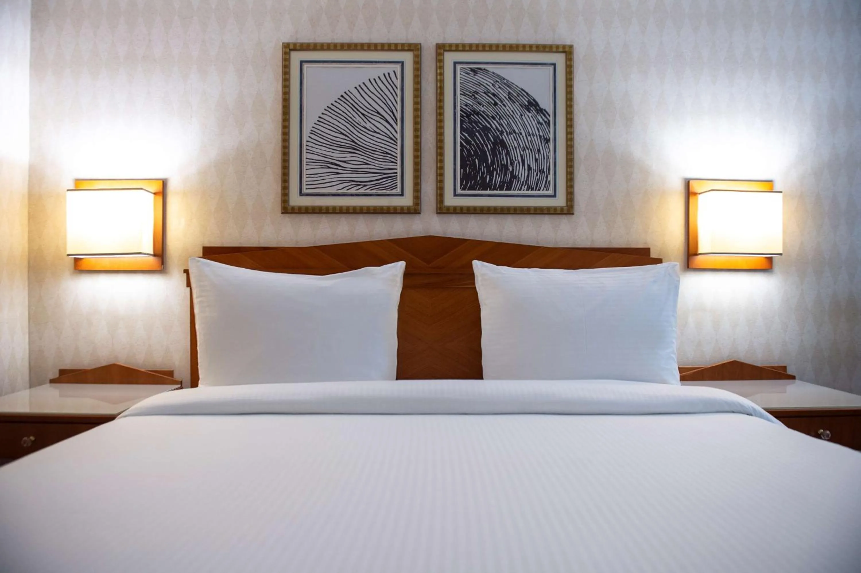 Bed in Radisson Blu Martinez Beirut