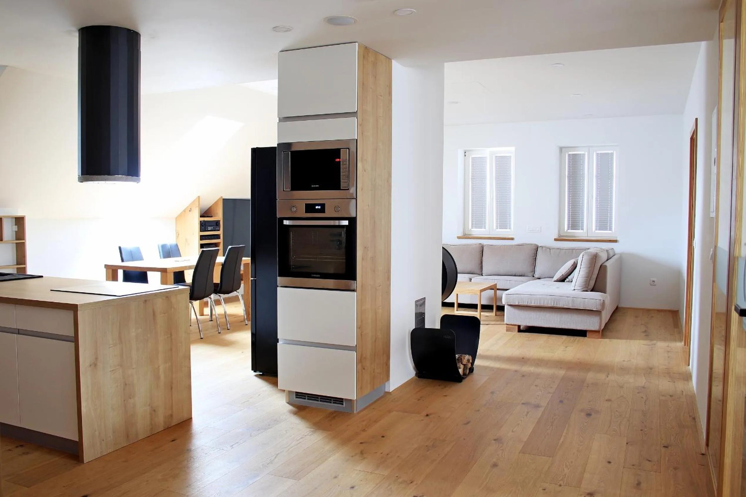 Living room in Cirus apartments