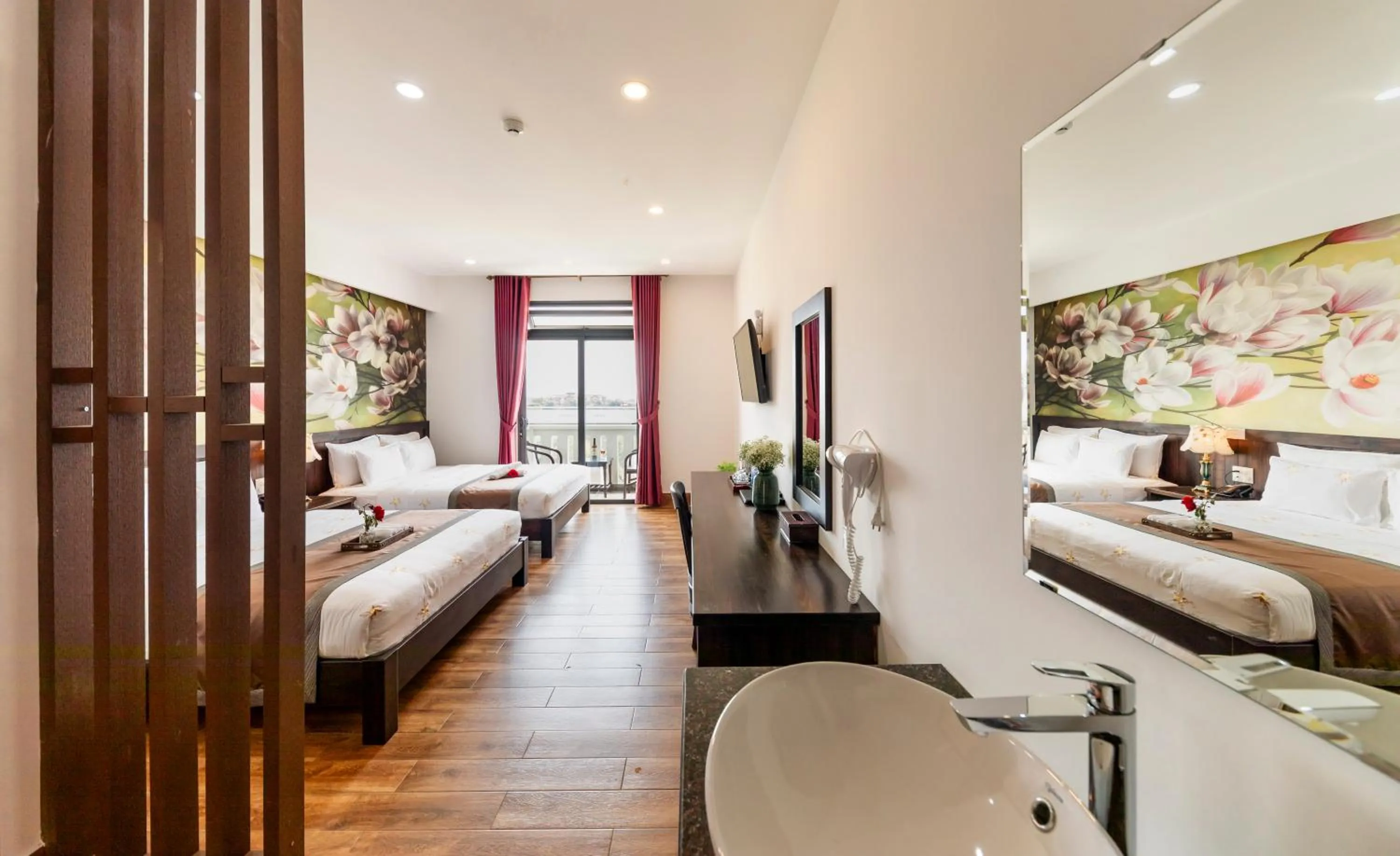 Photo of the whole room in Thanh Loan 2 Da Lat Hotel