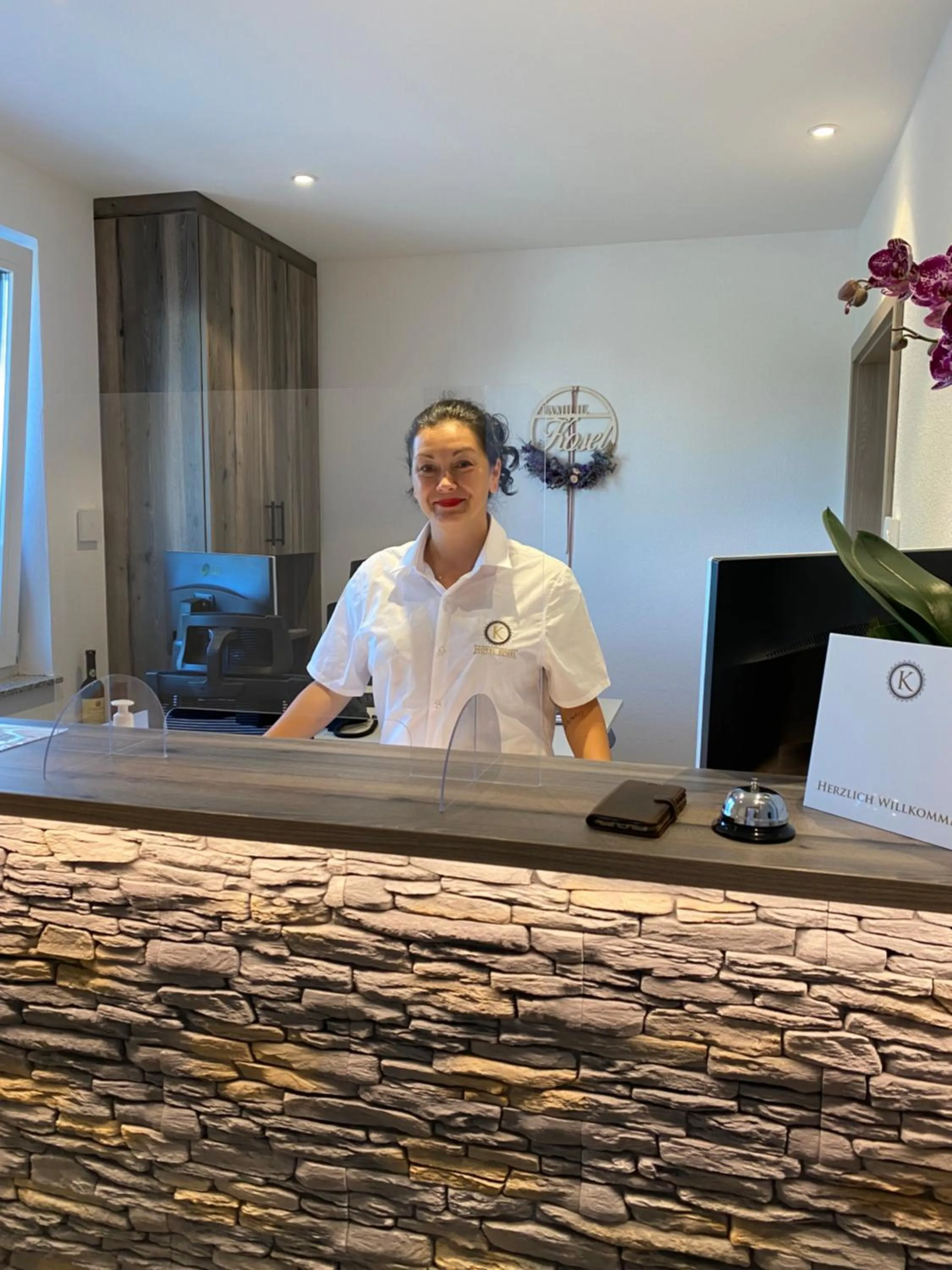 Lobby or reception in Hotel Kosel garni UG