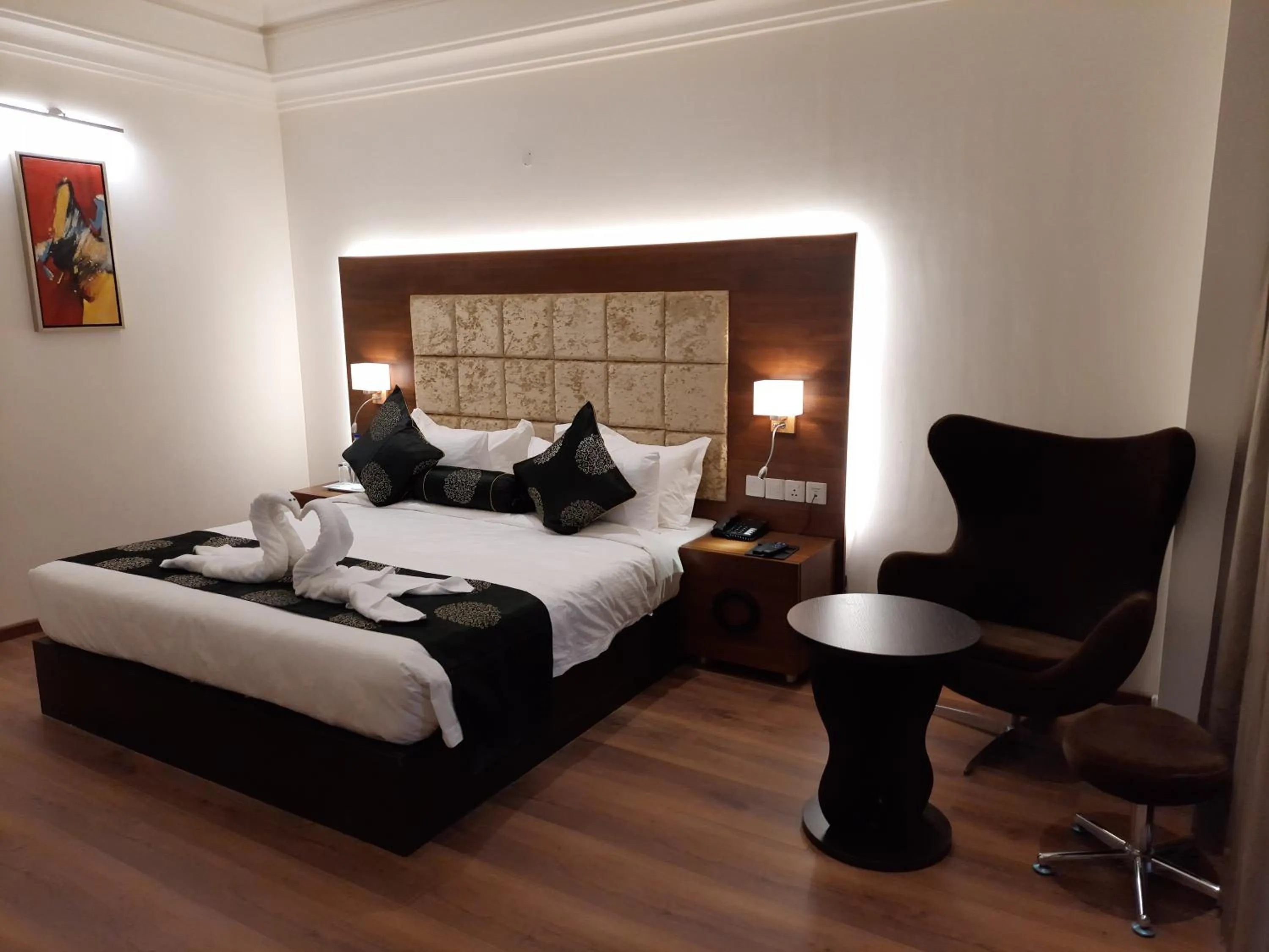 View (from property/room), Bed in Jay Clarks Exotica