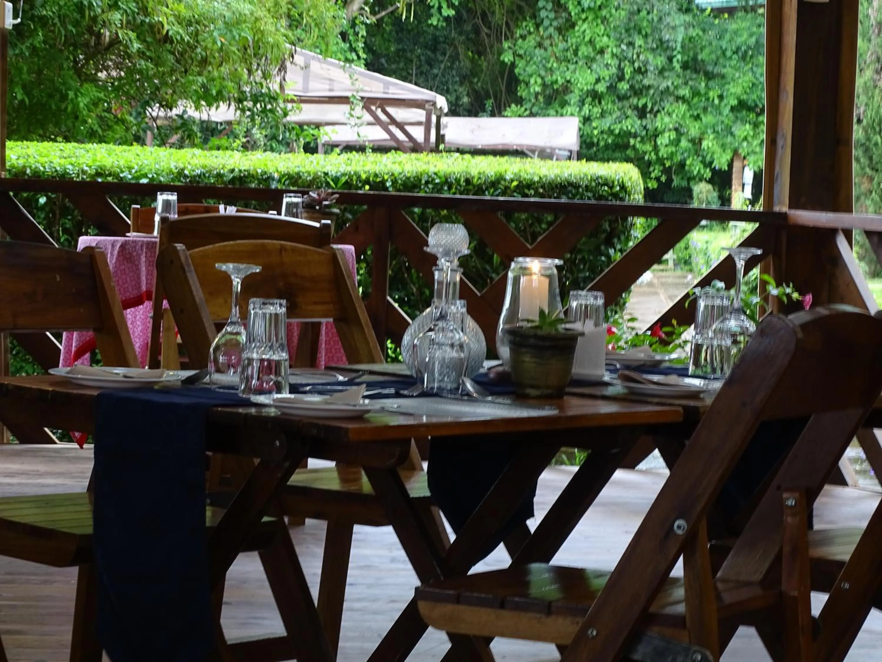 Patio in Le Pristine Wellness and Healing Hotel